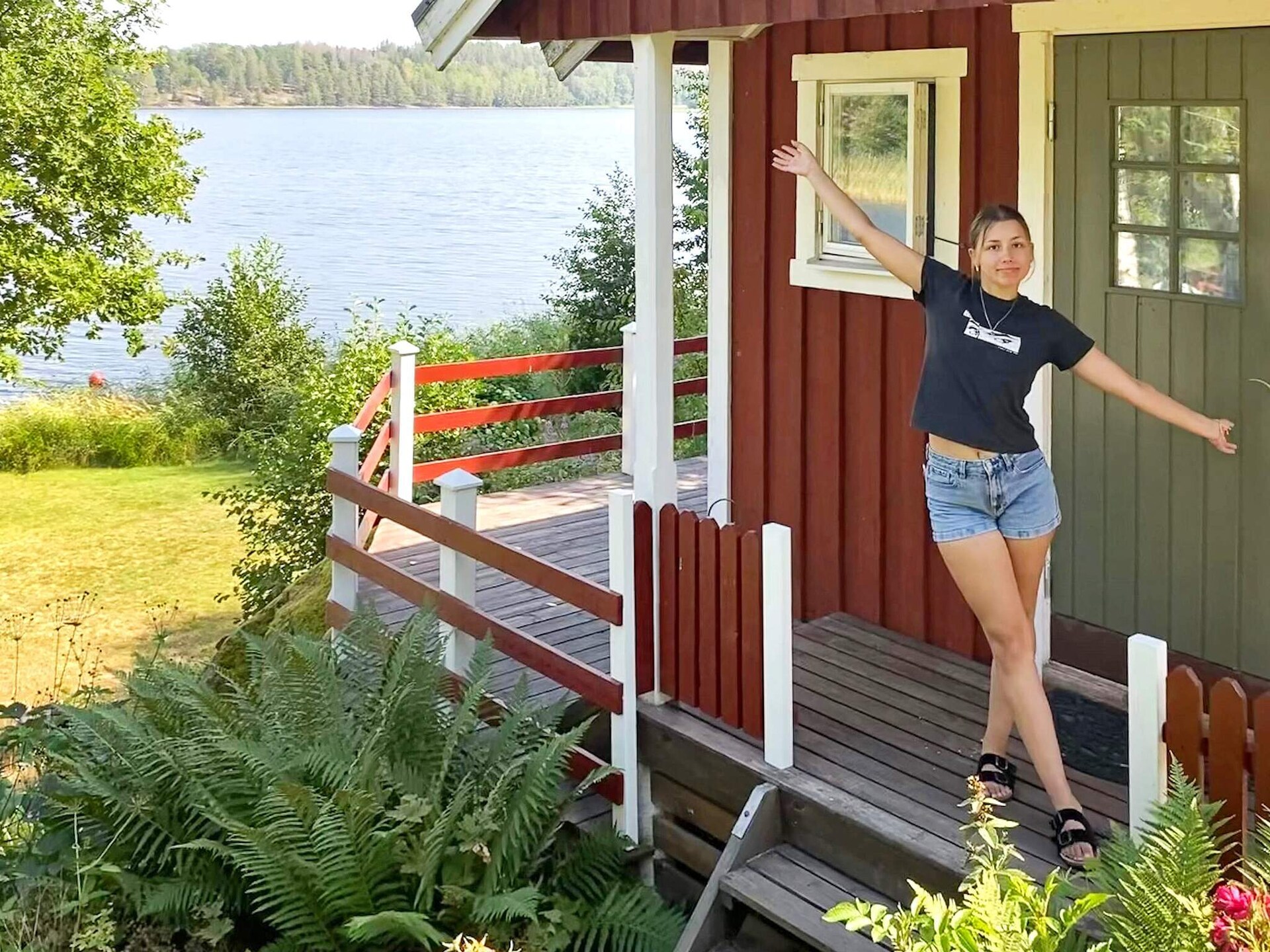 Vrijstaand vakantiehuis aan meer Järnlunden met privéstrand en roeiboot - foto 7