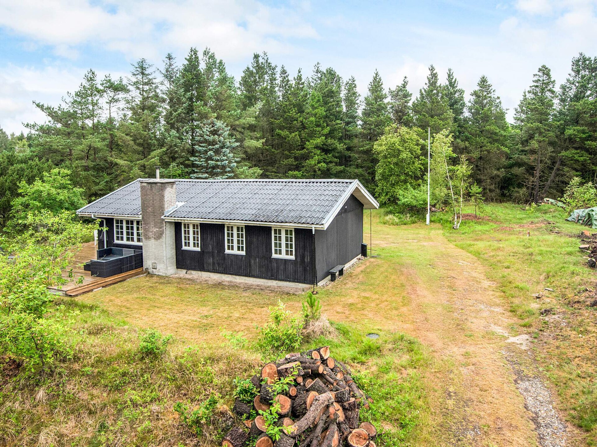 Vrijstaand vakantiehuis aan de golfbaan bij Blåvand, 2 km van strand - foto 2