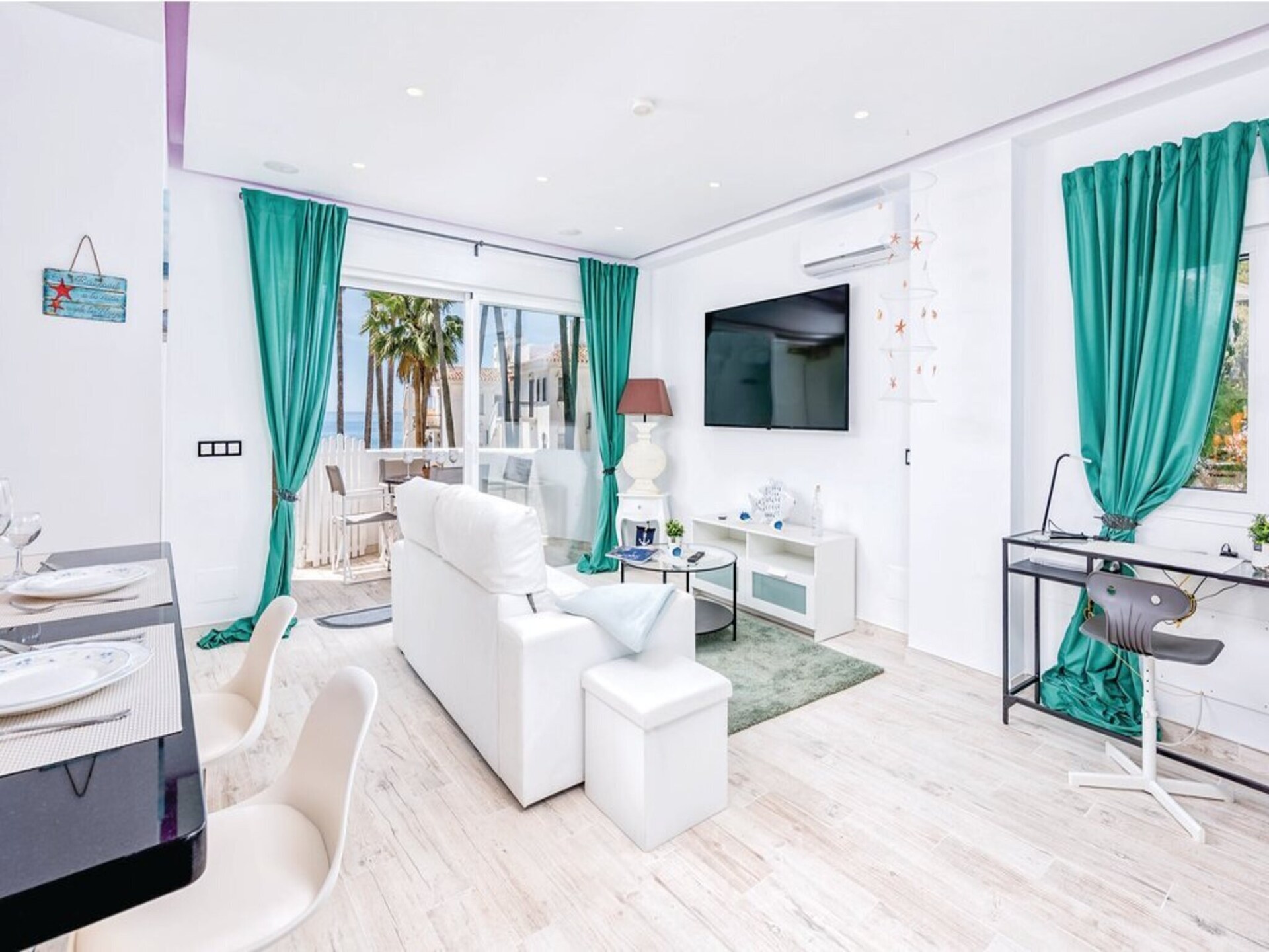 Perla de Algaida II: Elegant zeezicht appartement op 200m van het strand in Mijas - foto 8