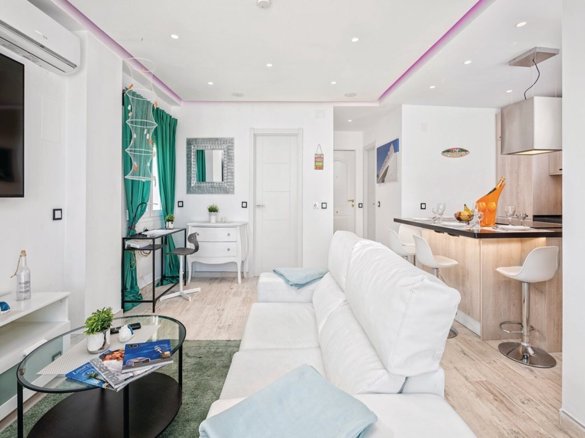 Perla de Algaida II: Elegant zeezicht appartement op 200m van het strand in Mijas - foto 10