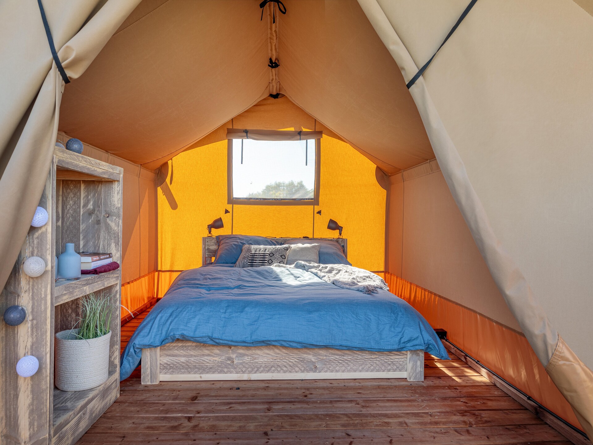 Safaritent met dakterras op autoluw glamping resort Lauwersmeer - foto 8