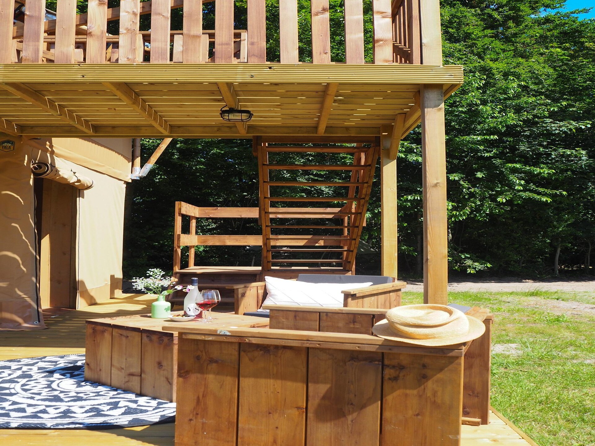 Safaritent met dakterras op autoluw glamping resort Lauwersmeer - foto 5