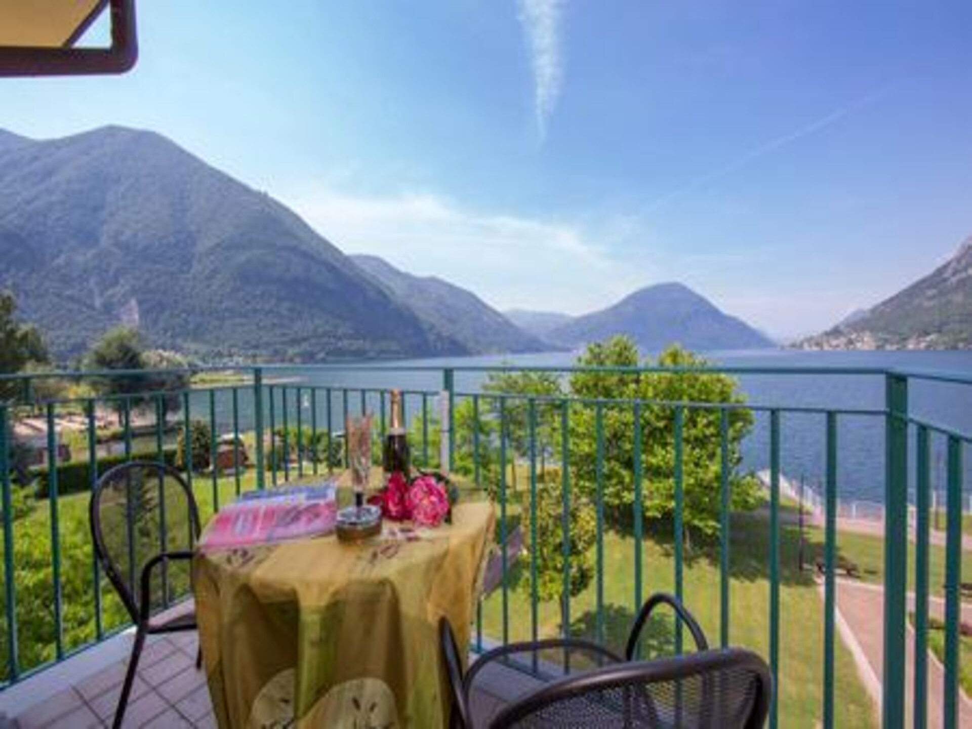 Palazzo-appartement met panoramisch uitzicht op het Meer van Lugano voor 6 personen - foto 1