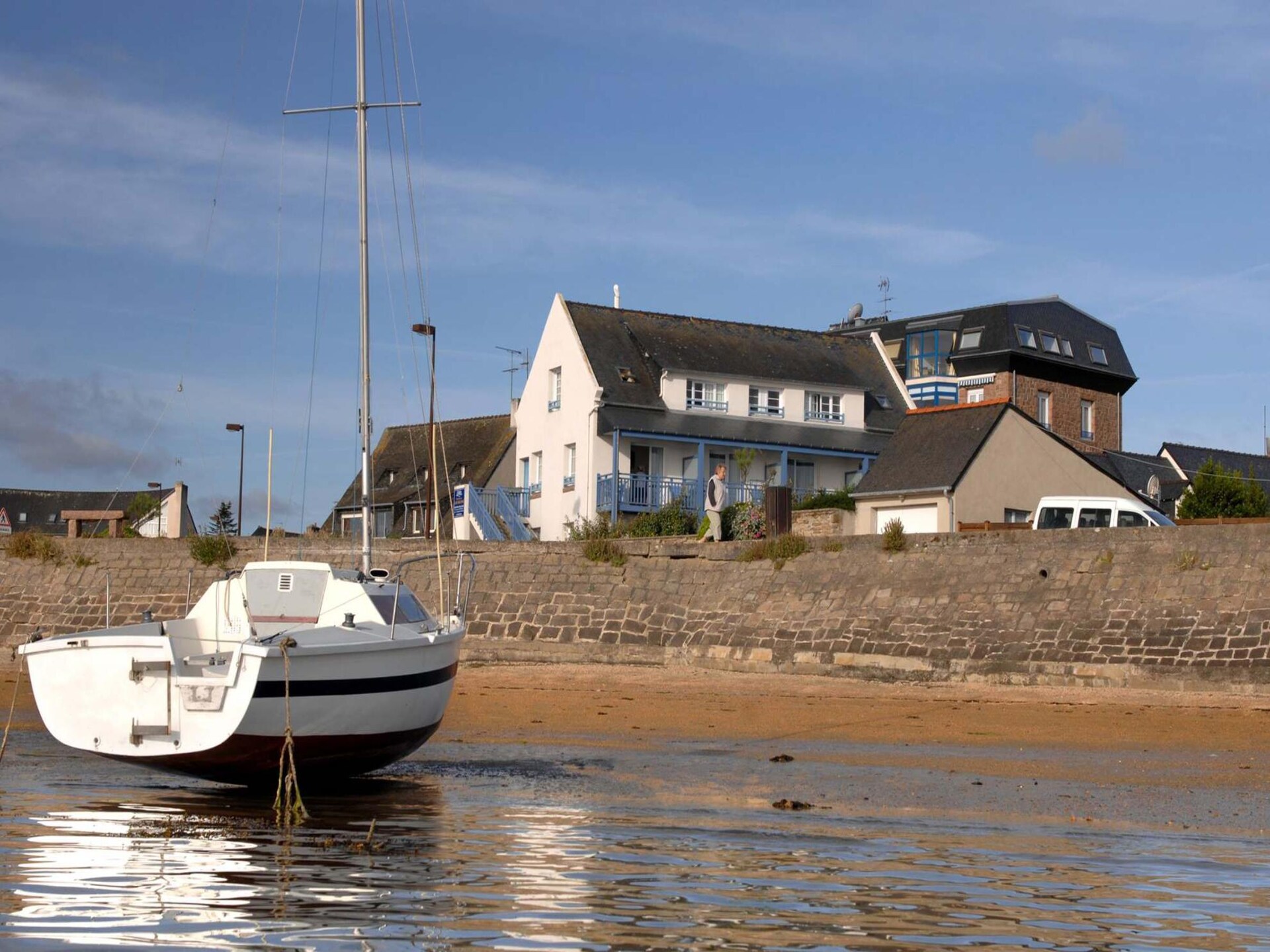 4-persoons appartement aan het strand in Trégastel - foto 19