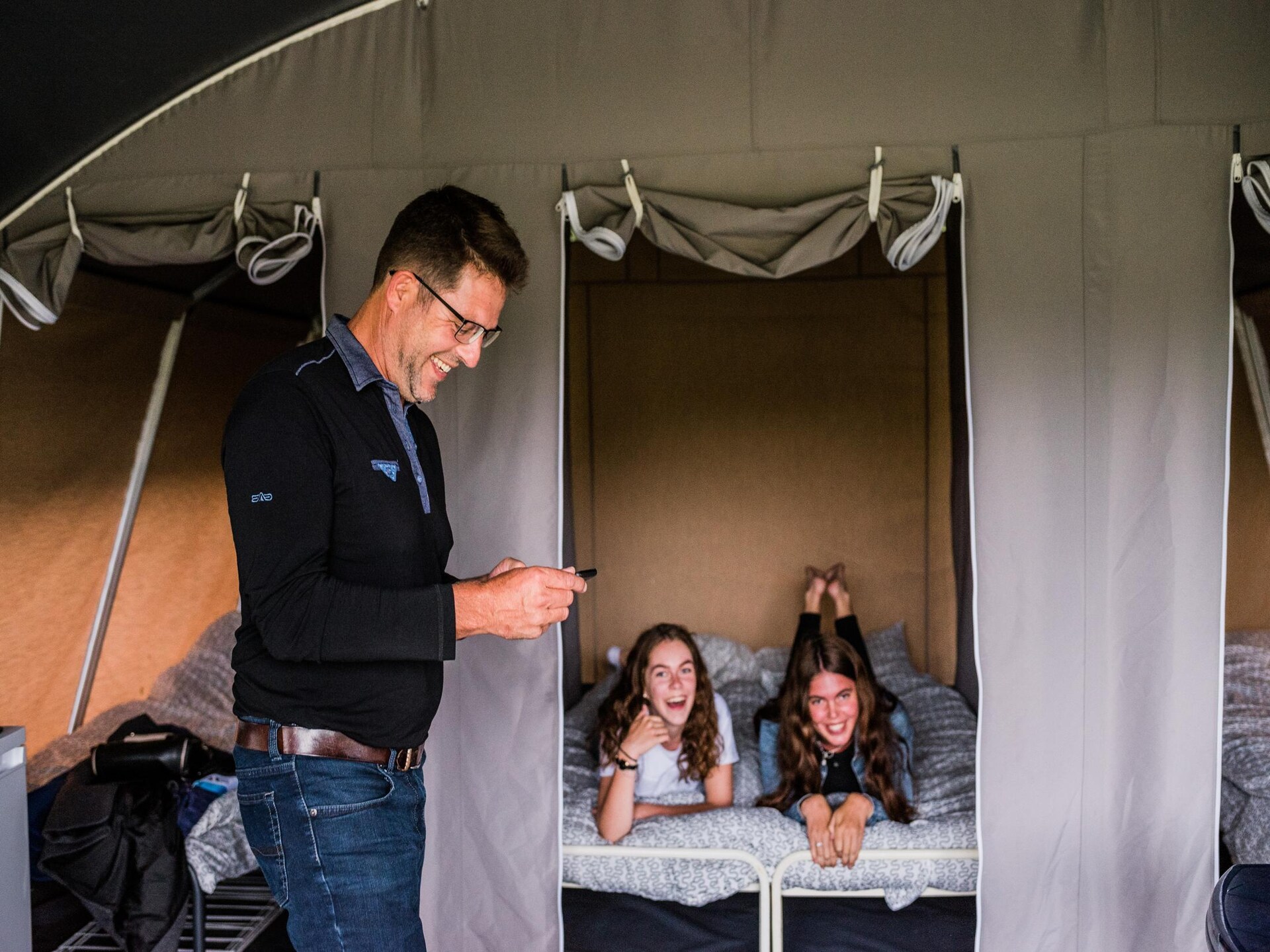 Comfortabele tentlodge voor 5 aan het meer in Echternacherbrück - foto 8