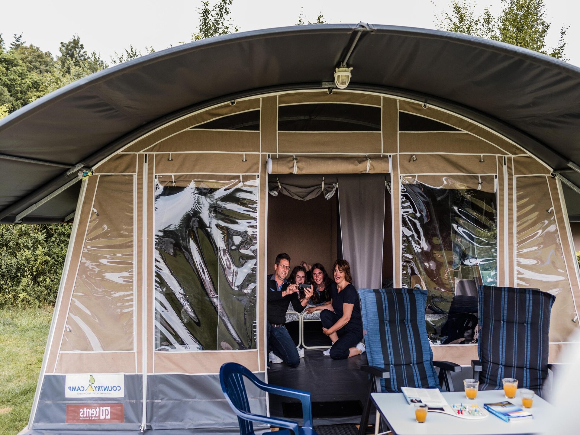 Comfortabele tentlodge voor 5 aan het meer in Echternacherbrück - foto 1