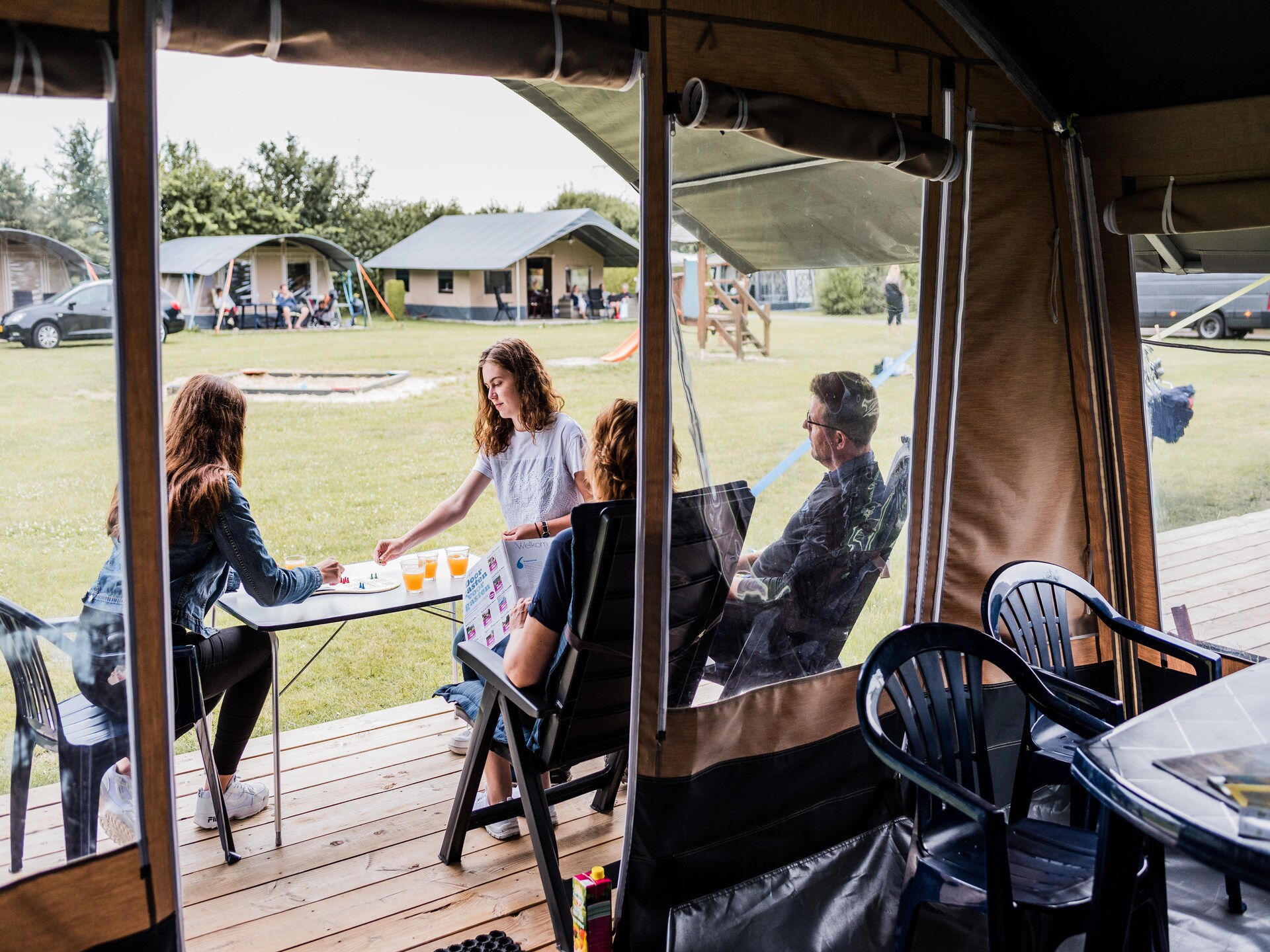 Safaritent voor 5 personen op bosrijke camping in Nommern, Luxemburg - foto 9