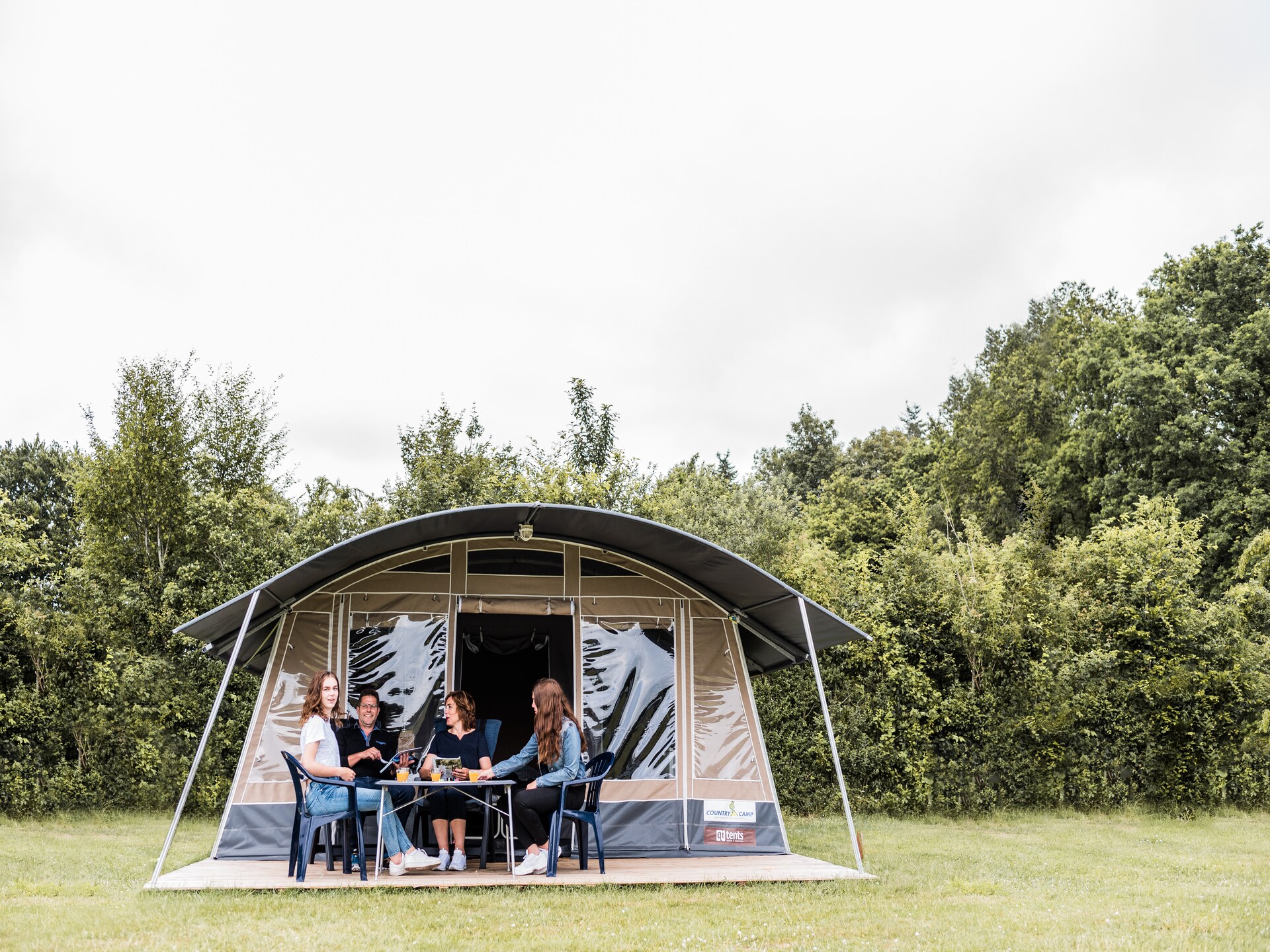 Safaritent voor 5 personen op bosrijke camping in Nommern, Luxemburg - foto 5