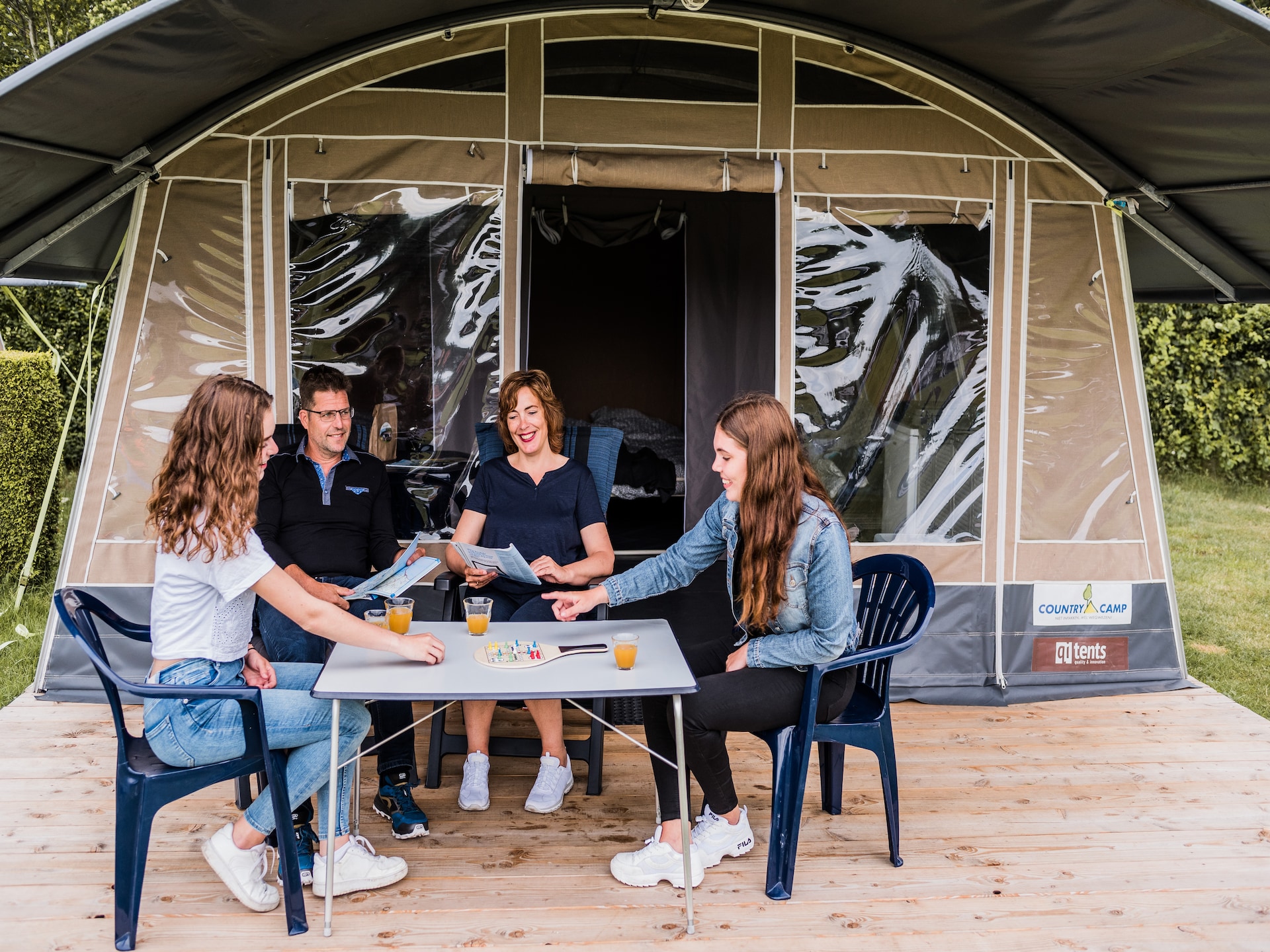 Safaritent voor 5 personen op bosrijke camping in Nommern, Luxemburg - foto 12