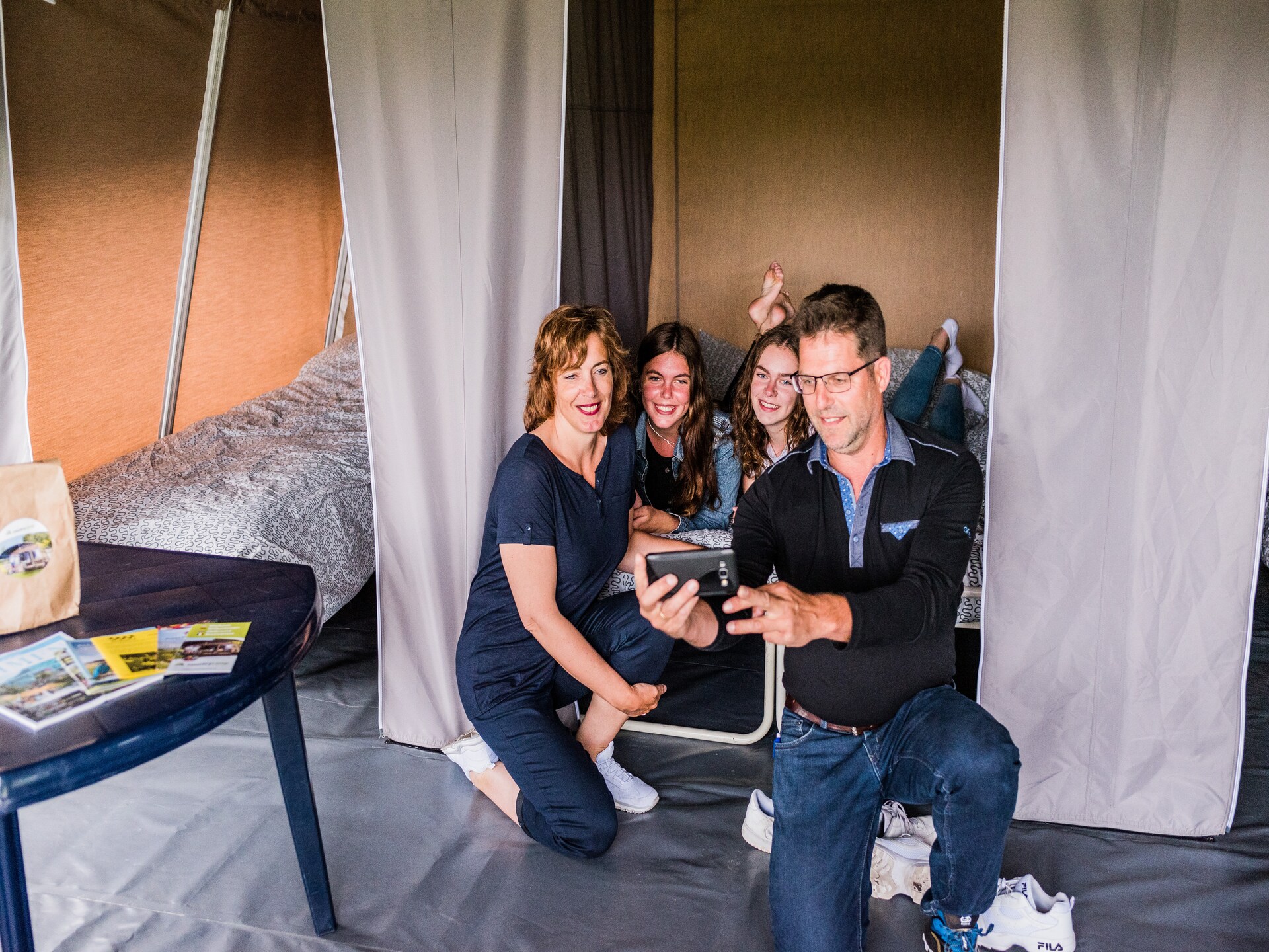Safaritent voor 5 personen op bosrijke camping in Nommern, Luxemburg - foto 8