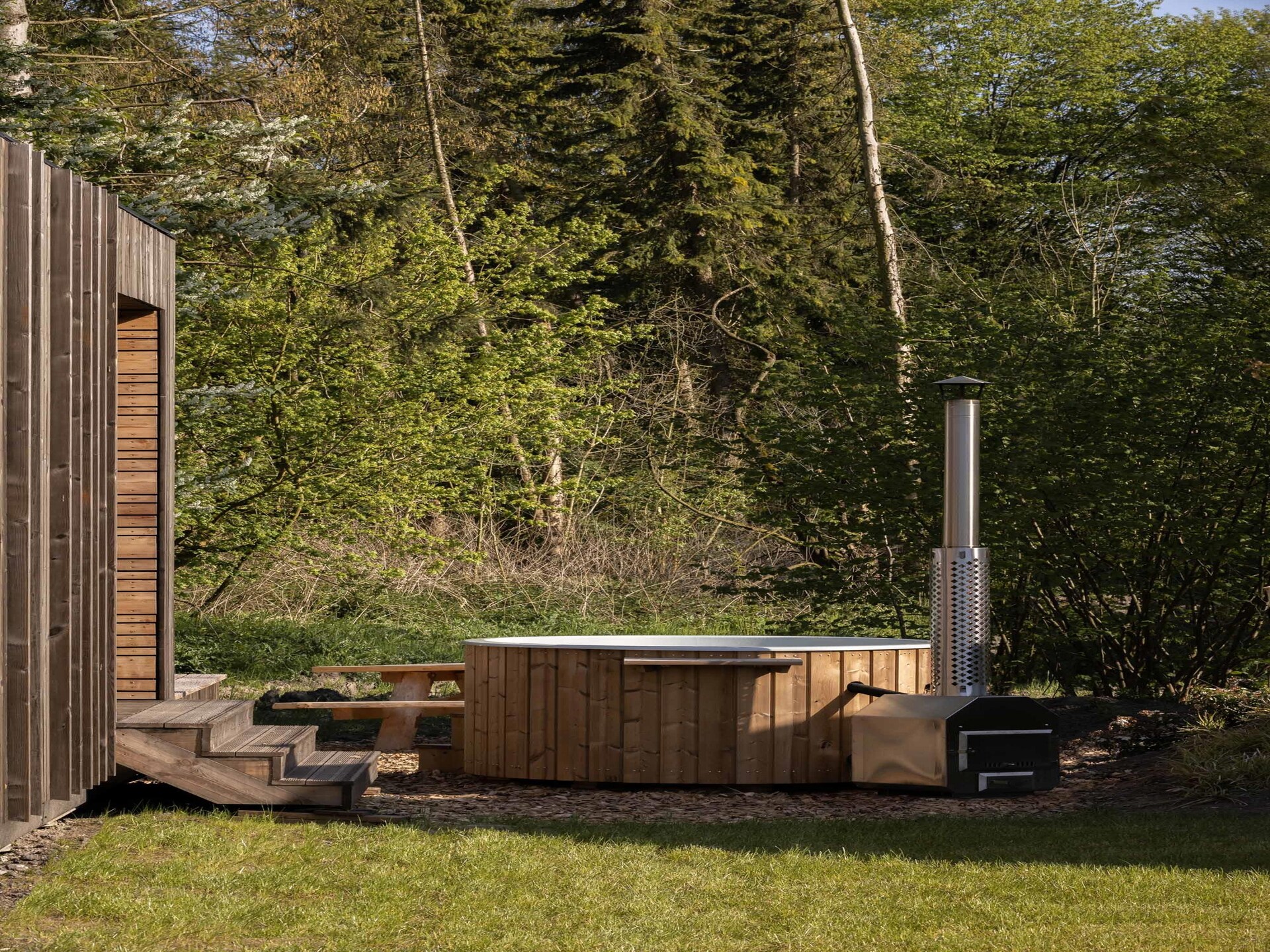 Luxe vakantiehuis met sterrenkijk-mezzanine en hottub in Zeewolde - foto 37