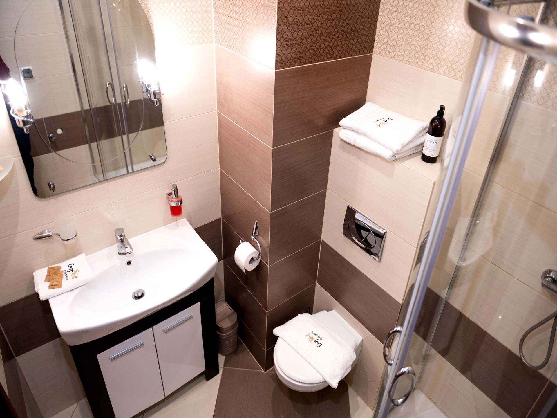 Licht appartement Blue Mare in Lukecin op 250m van de zee - foto 15
