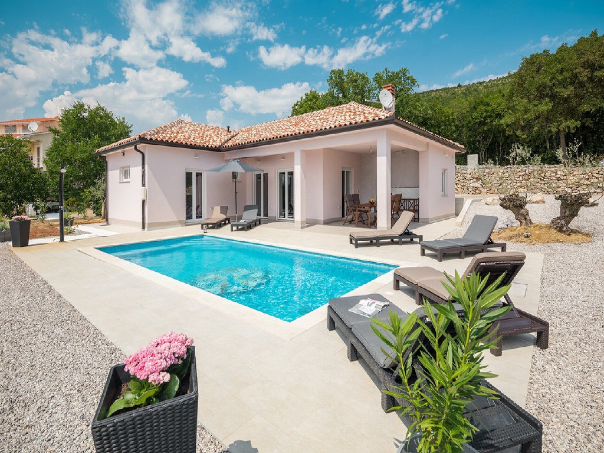 Op 1,0 km van het strand: Ruime villa in Labin voor 6 personen - foto 26