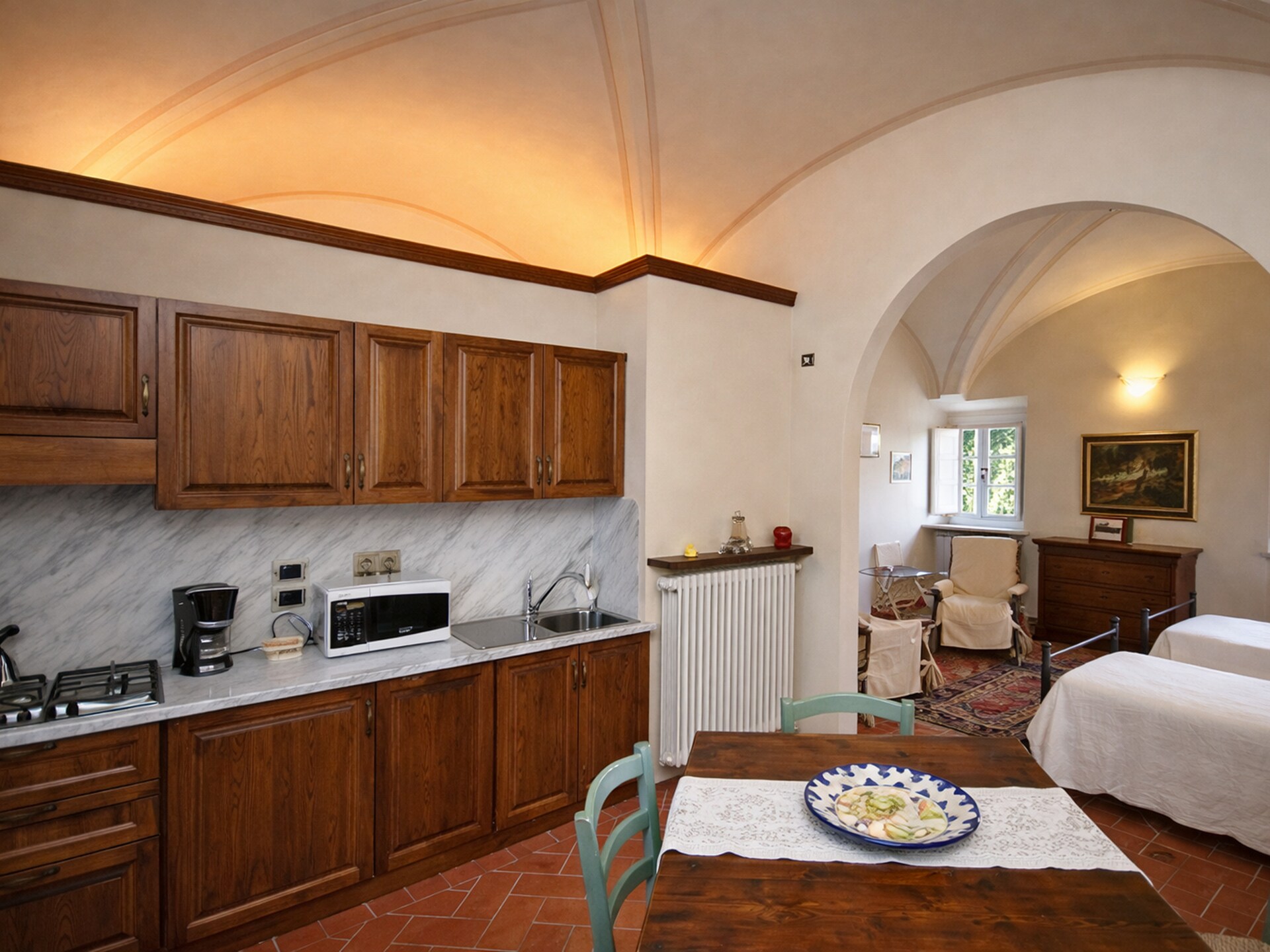 Toegankelijk appartement in Sensano met zwembad en Toscaanse heuvelzicht - foto 10