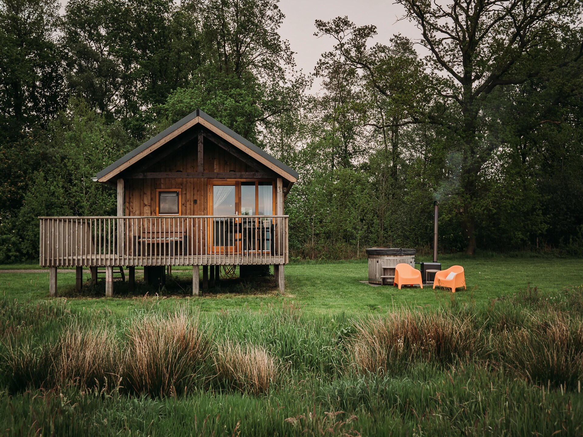 Wellness lodge met hottub aan de weilanden in Drenthe - foto 12