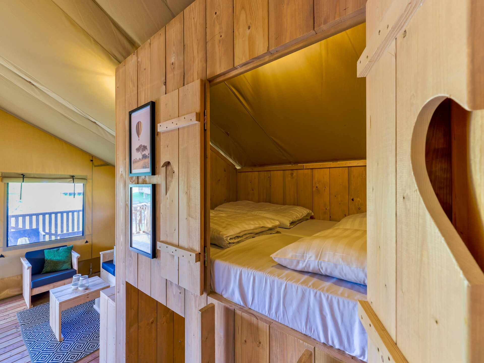 Safarilodge voor 6 personen op Villavakantiepark IJsselhof in Andijk - foto 7