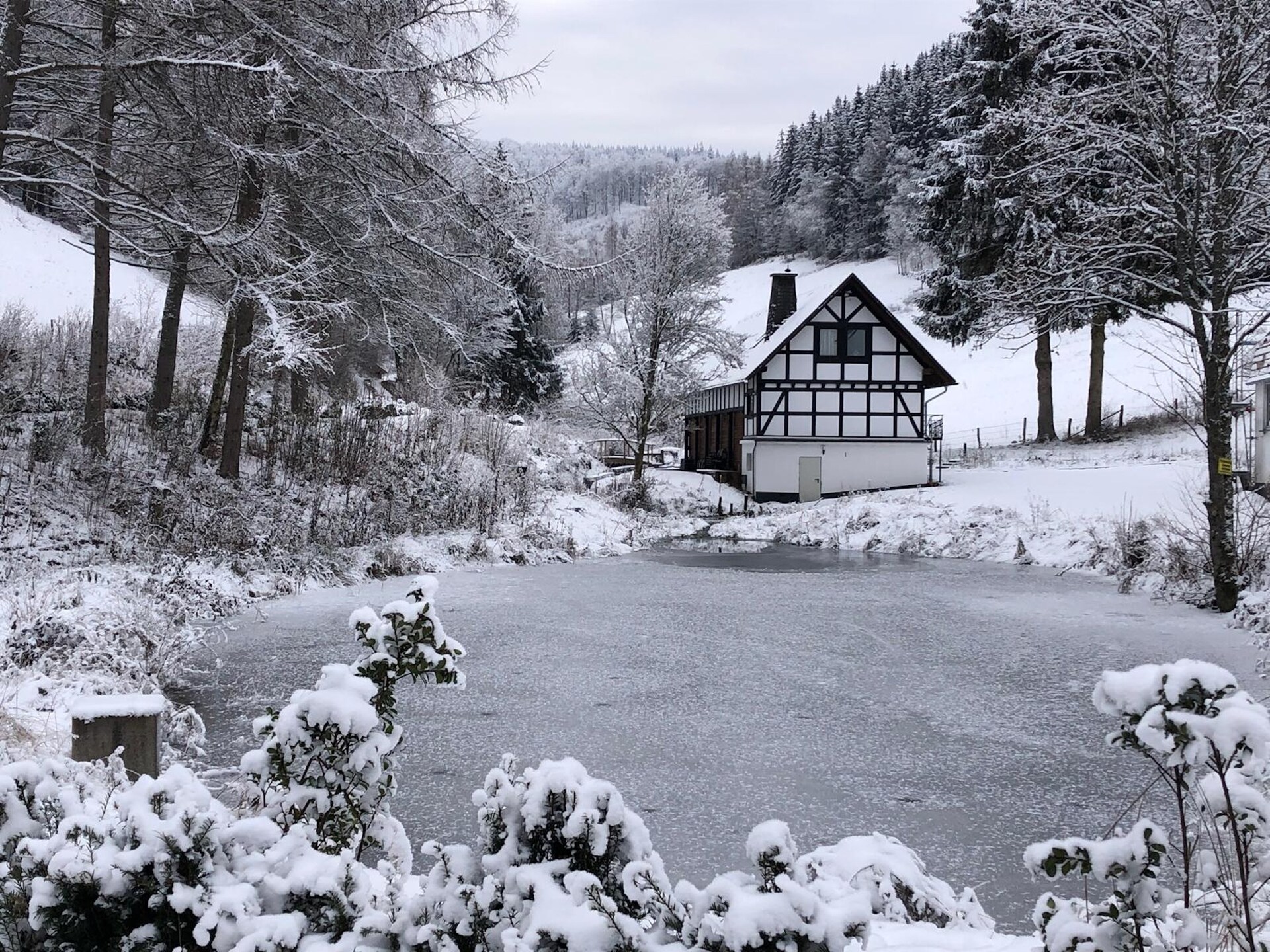 Ruim vakwerkhuis voor 10 personen aan de bosrand bij Winterberg-Züschen - foto 37