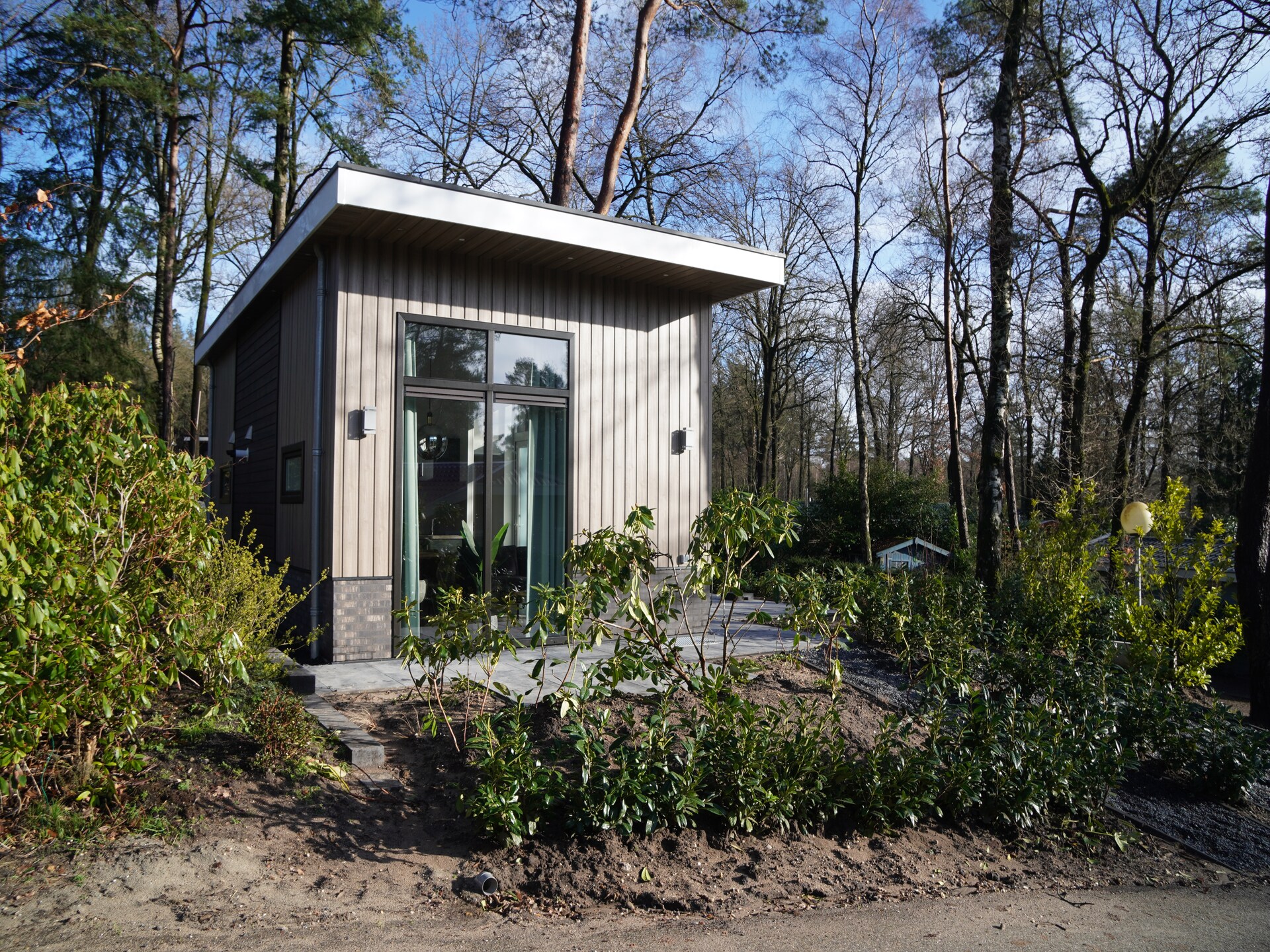 Modern boshuisje met haard op huisdiervriendelijk vakantiepark in Hoenderloo - foto 6