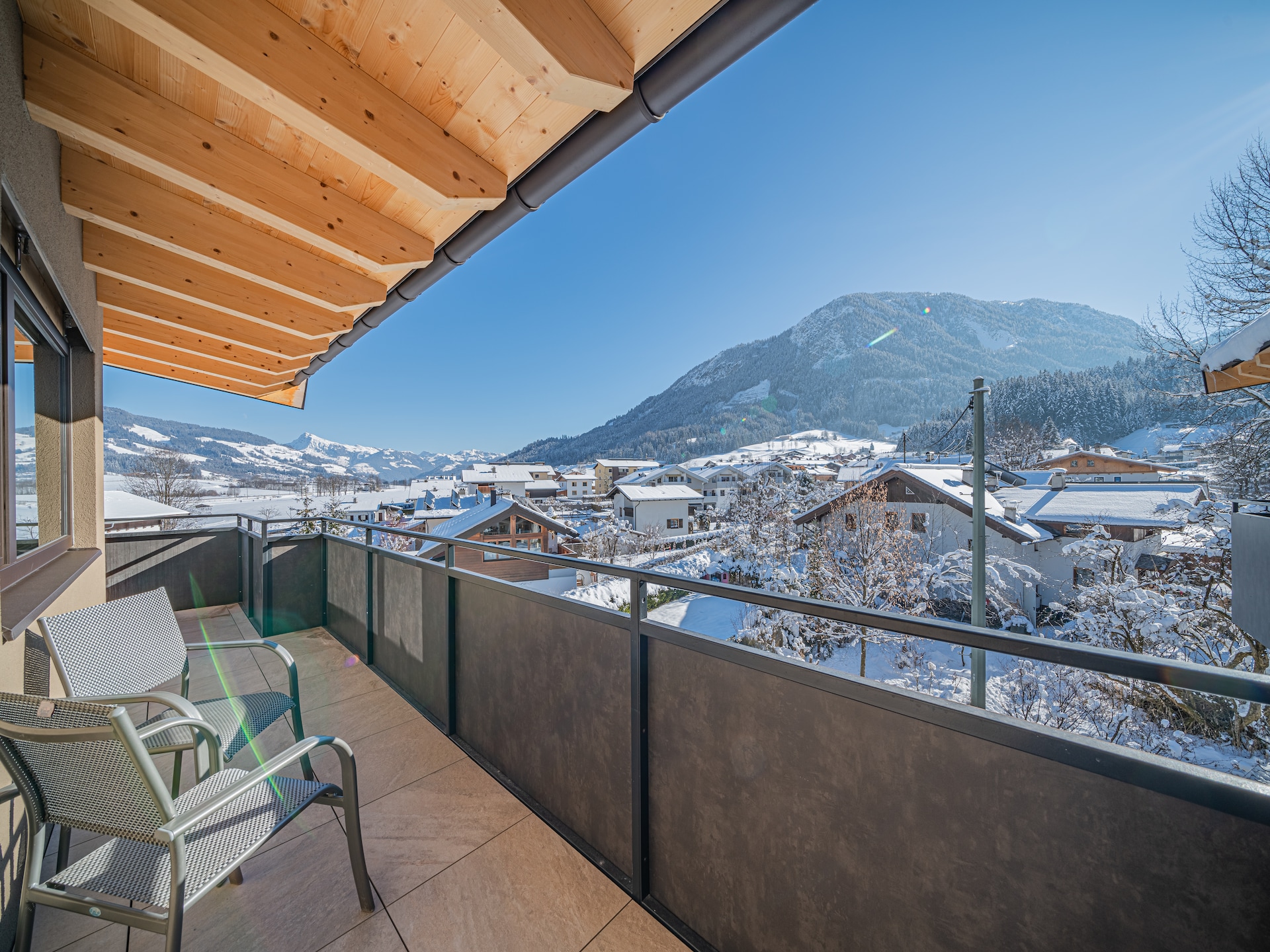 Ruim appartement Haus Andrea Cäciel in Brixen im Thale met tuin en zwemvijver - foto 20
