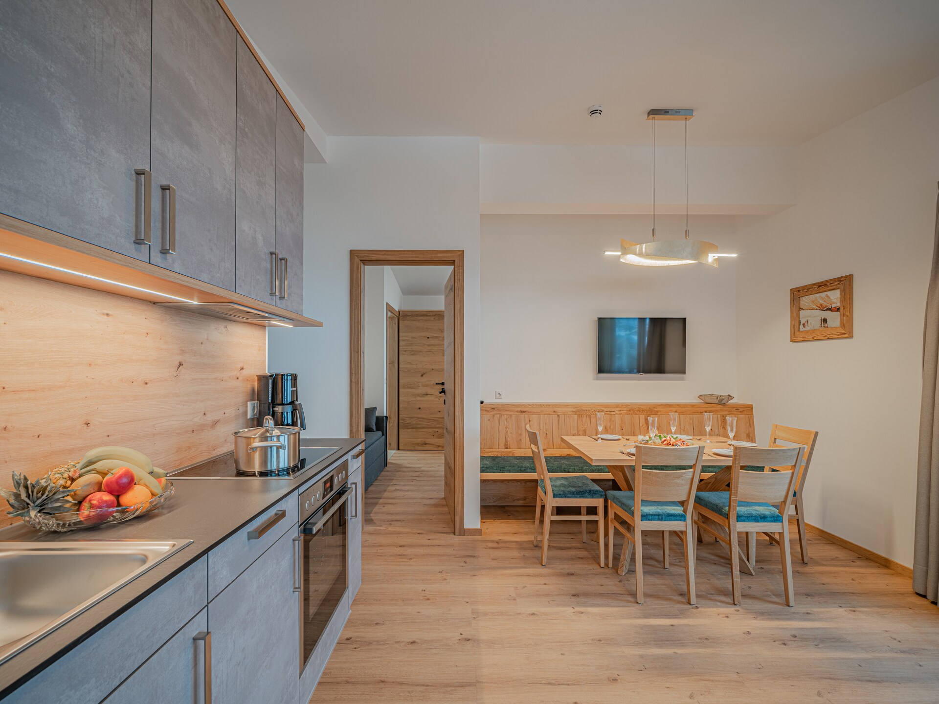 Ruim appartement Haus Andrea Cäciel in Brixen im Thale met tuin en zwemvijver - foto 4