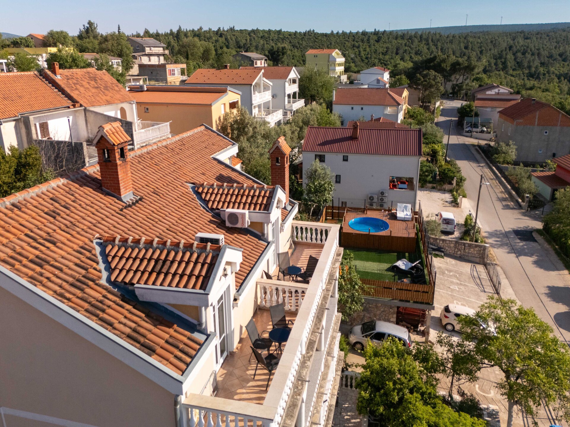 2-persoons appartement in Karin Gornji vlak bij het strand - foto 36