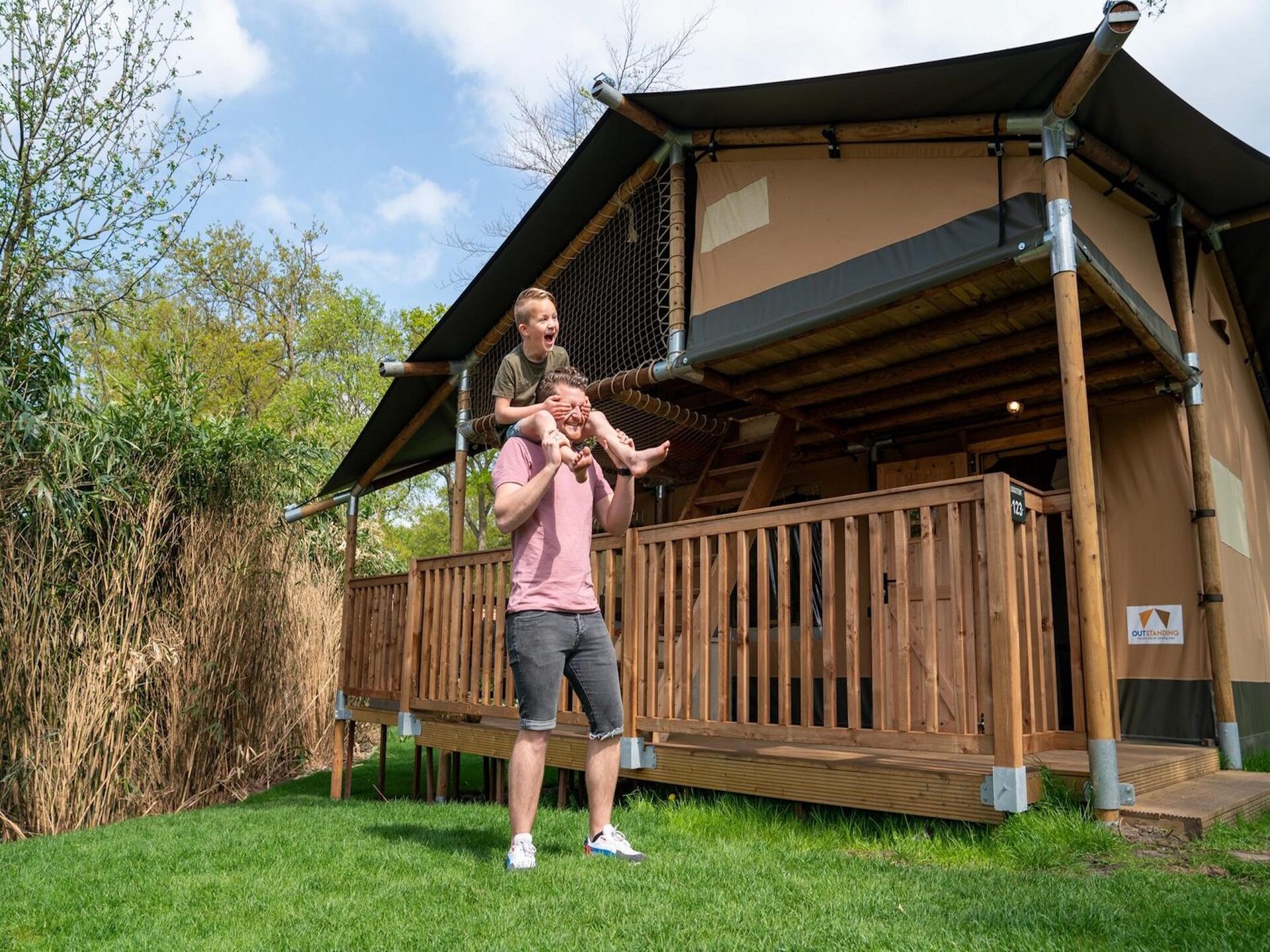 Glamping tent met uitzicht op Rhederlaagse Meren voor 8 personen - foto 13