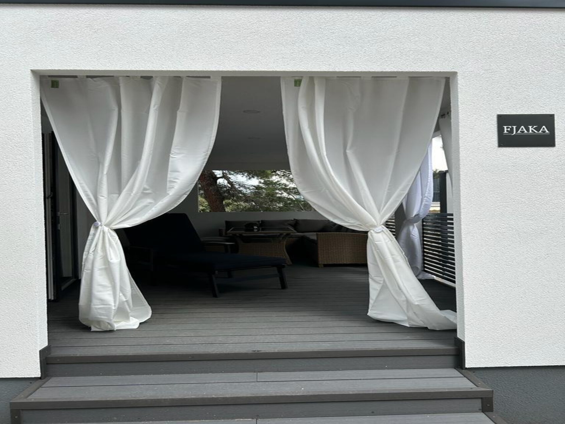 Mobile Home Fjaka: Luxe stacaravan op 70m van het strand in Drage - foto 19