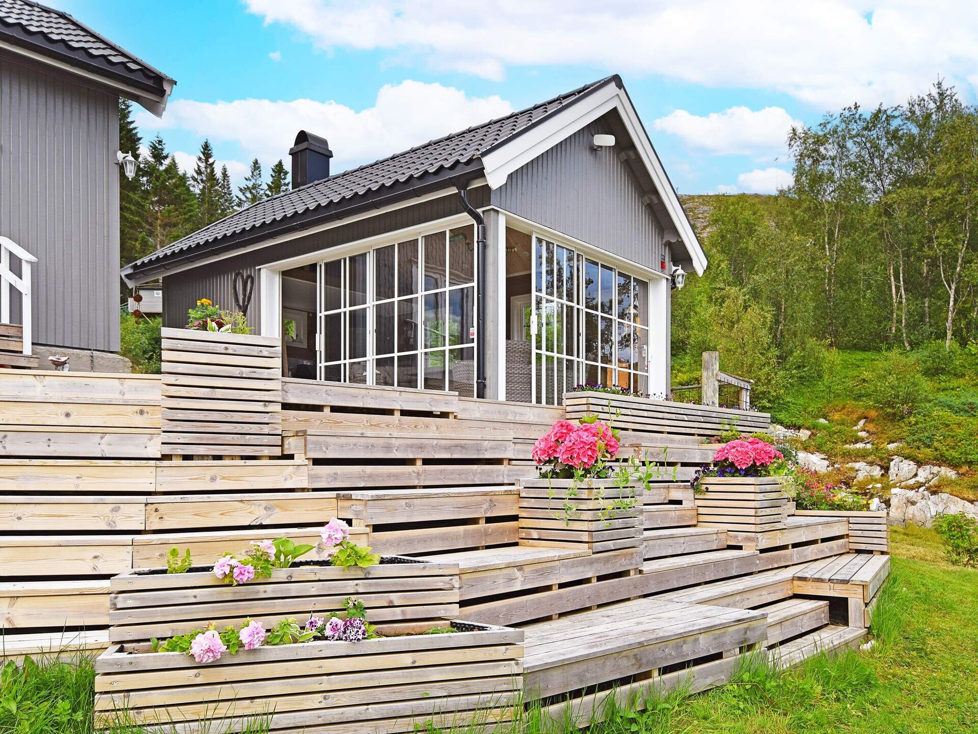 Vrijstaand vakantiehuis aan fjord met privéstrand en sauna op Sandhornøy - foto 34
