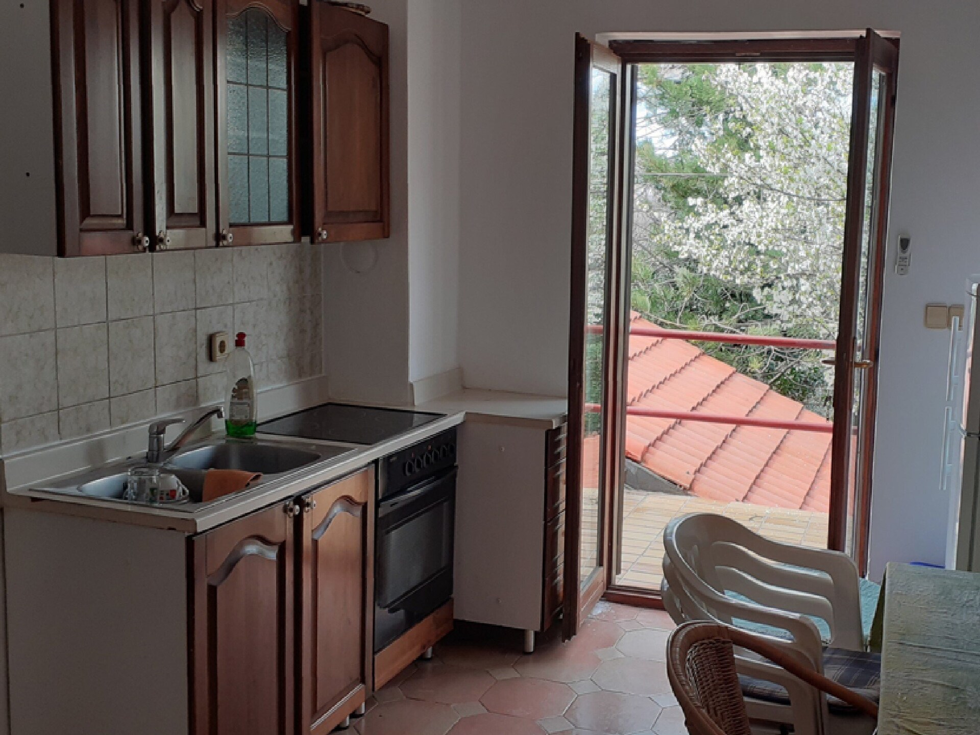 Appartement met terras en zeezicht in Klenovica, 100m van het strand - foto 3