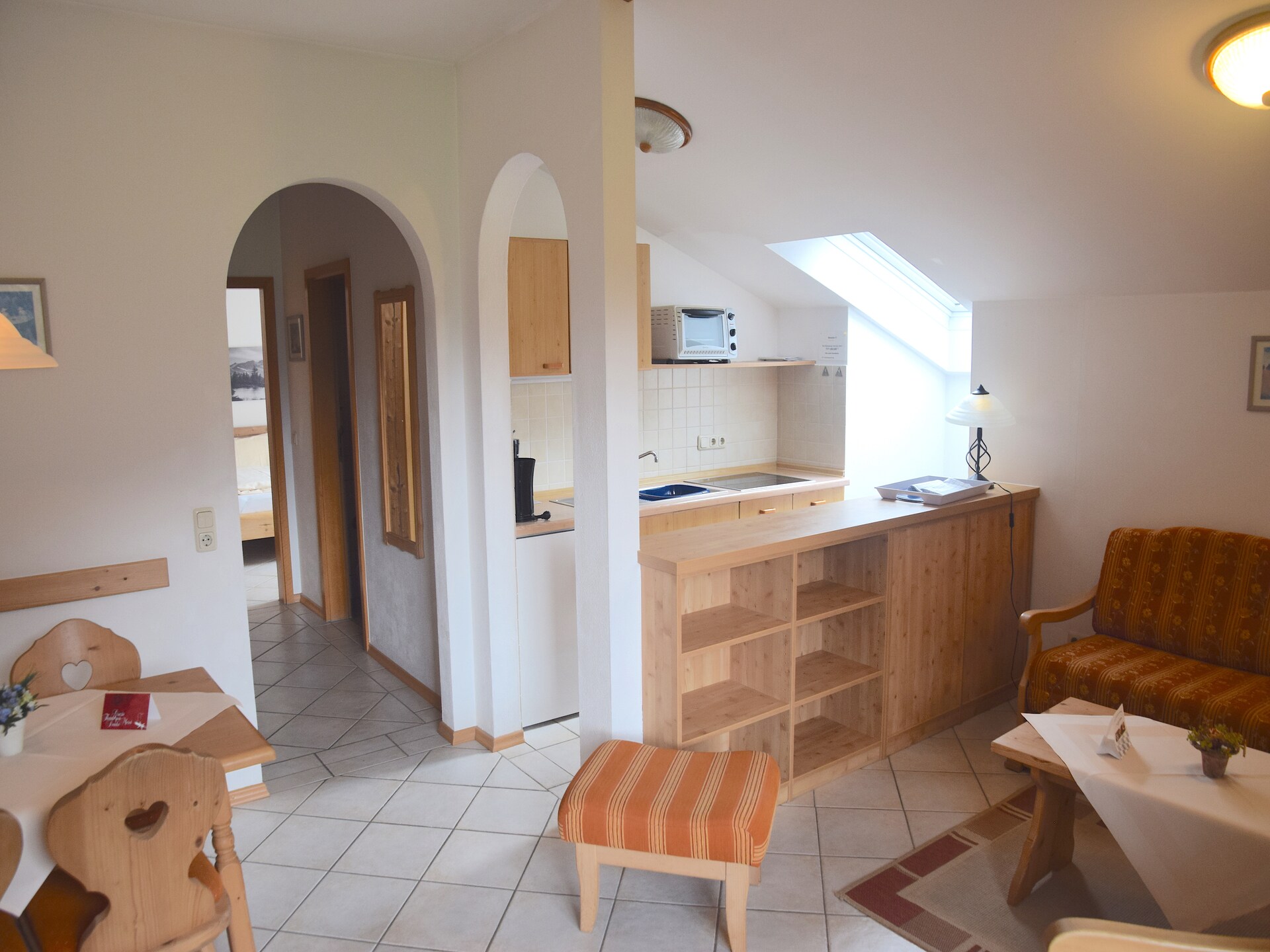 Knus appartement voor 2 aan de voet van de Wendelstein met sauna & tuin - foto 10