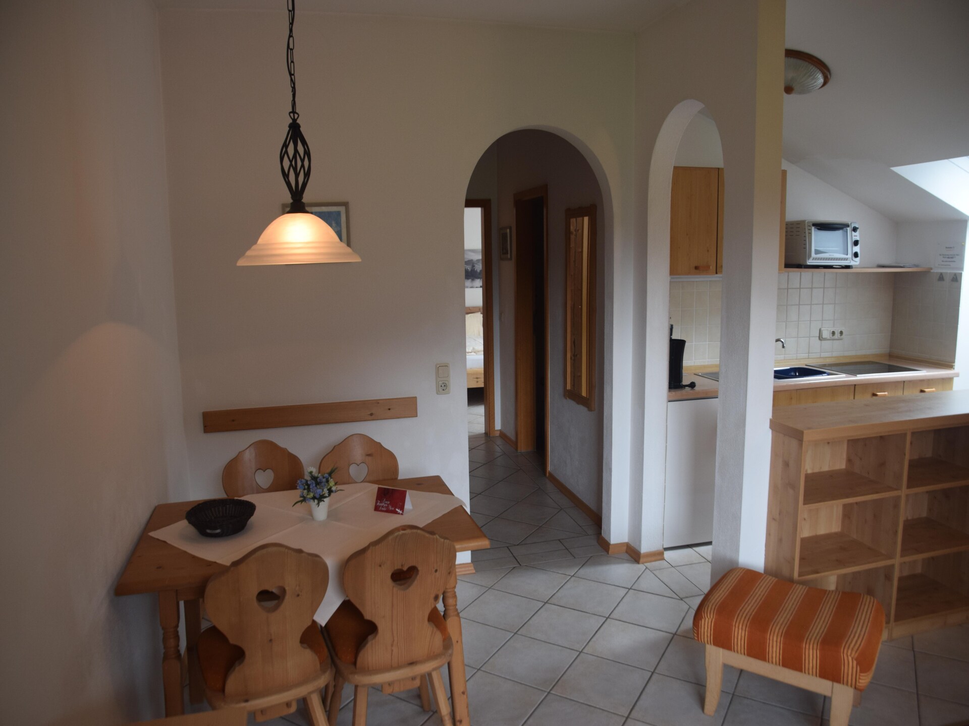 Knus appartement voor 2 aan de voet van de Wendelstein met sauna & tuin - foto 11