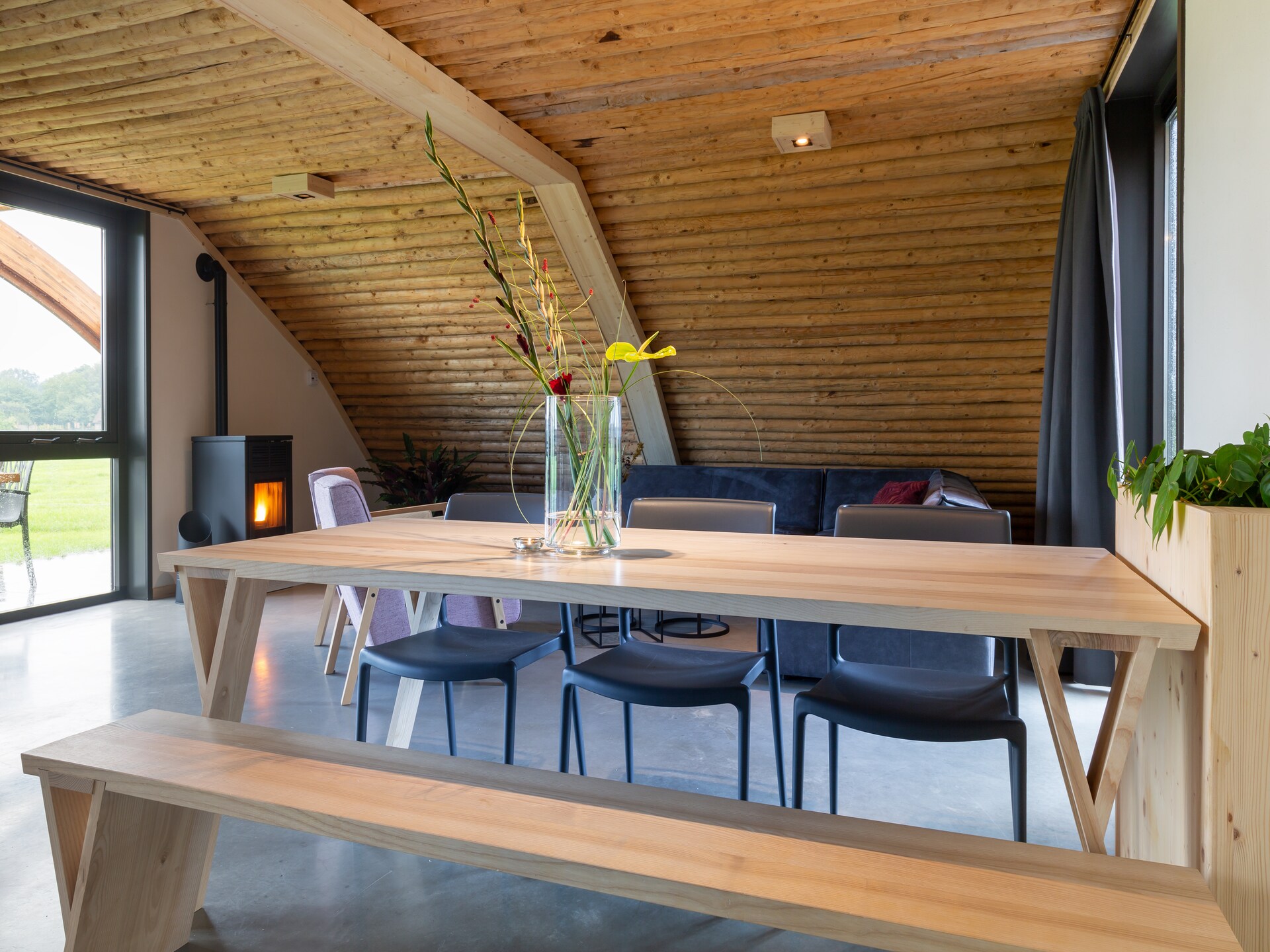 Koe in de Kost 4: Designbungalow met groen dak in het Sallandse landschap - foto 11