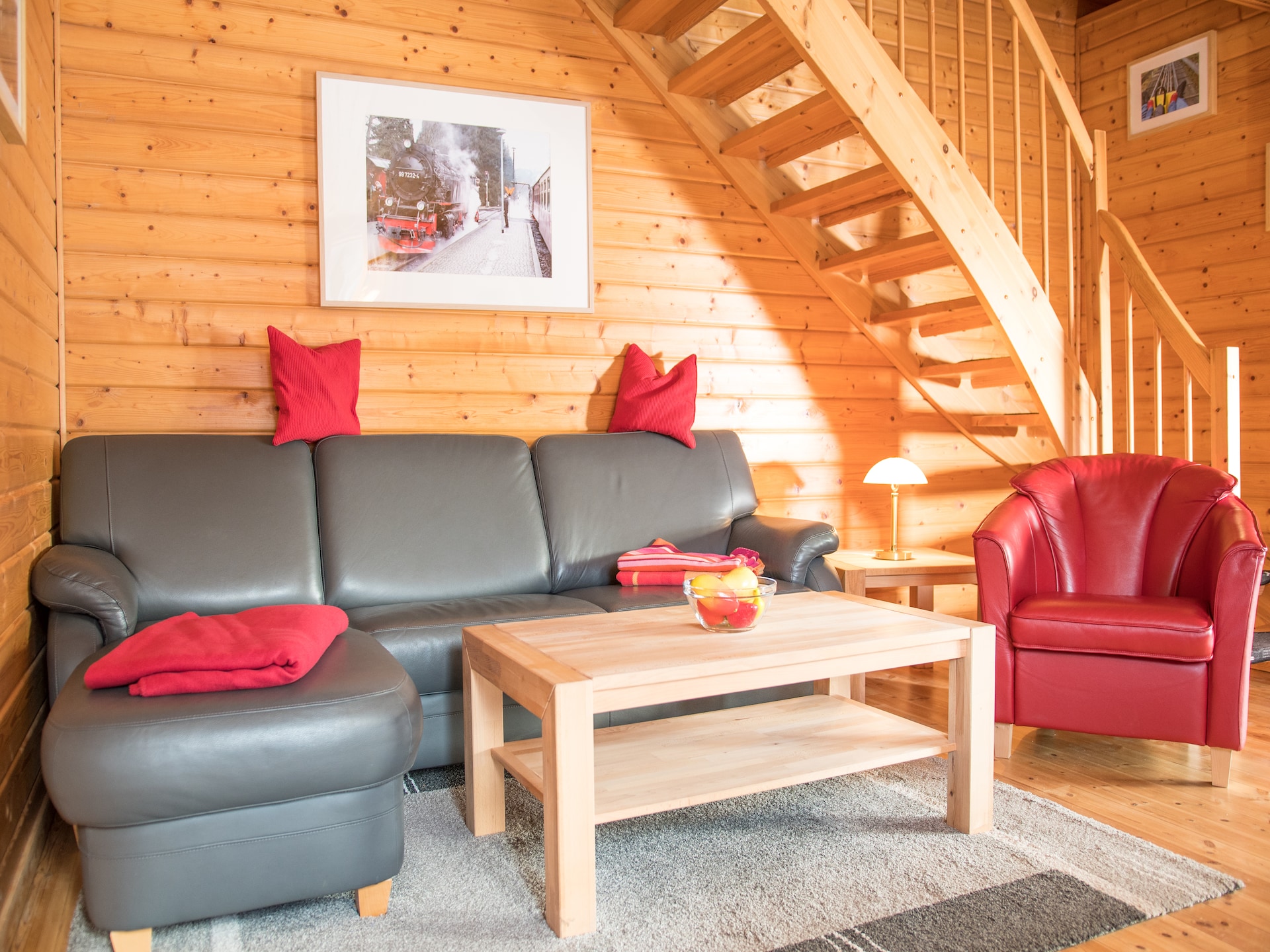 Aan de piste: Gezellig vakantiehuis Haus 8 Blauvogel in Hasselfelde - foto 2