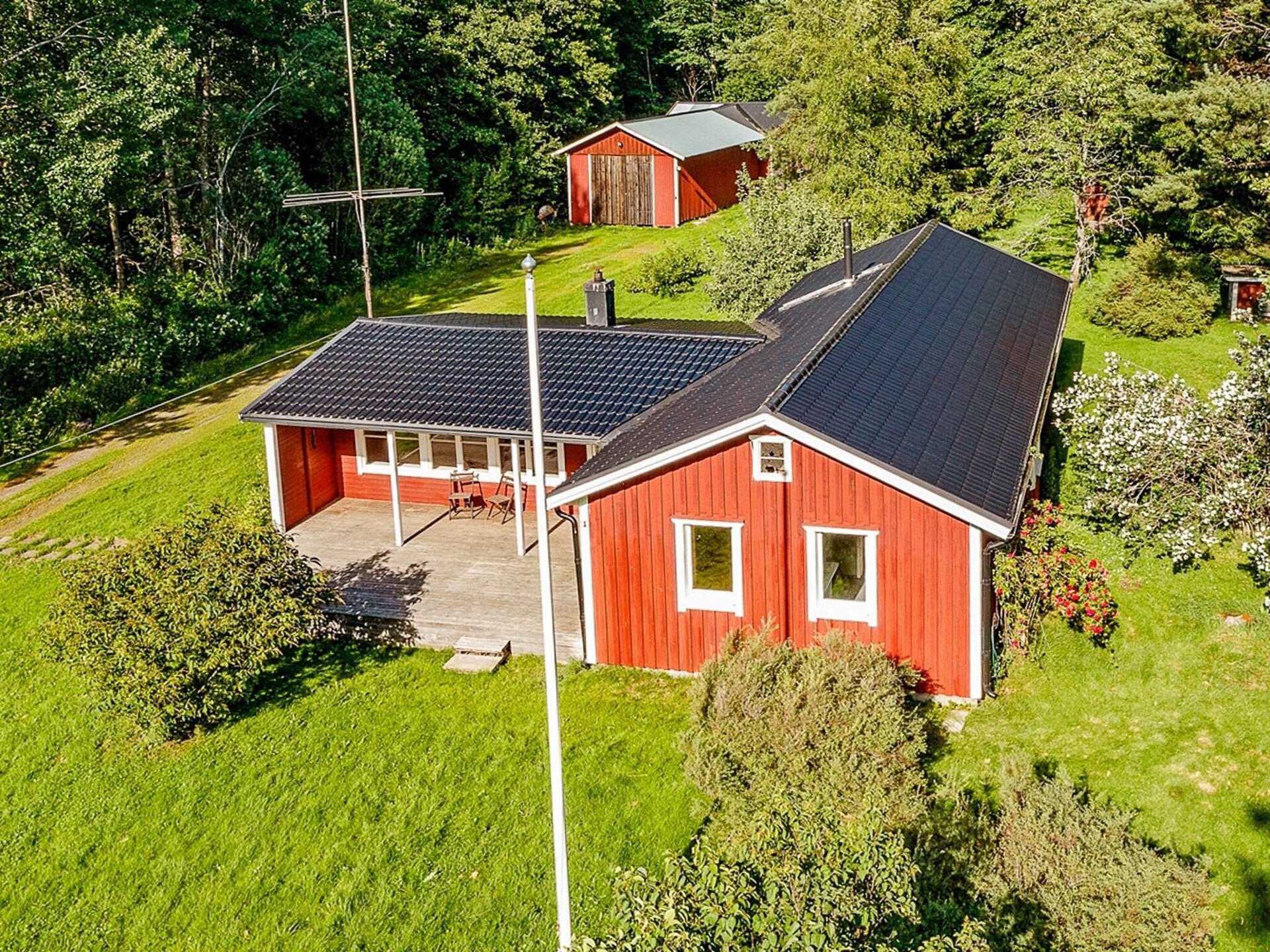 Vrijstaand vakantiehuis aan het Gransjönmeer met privé terras en uitzicht - foto 5
