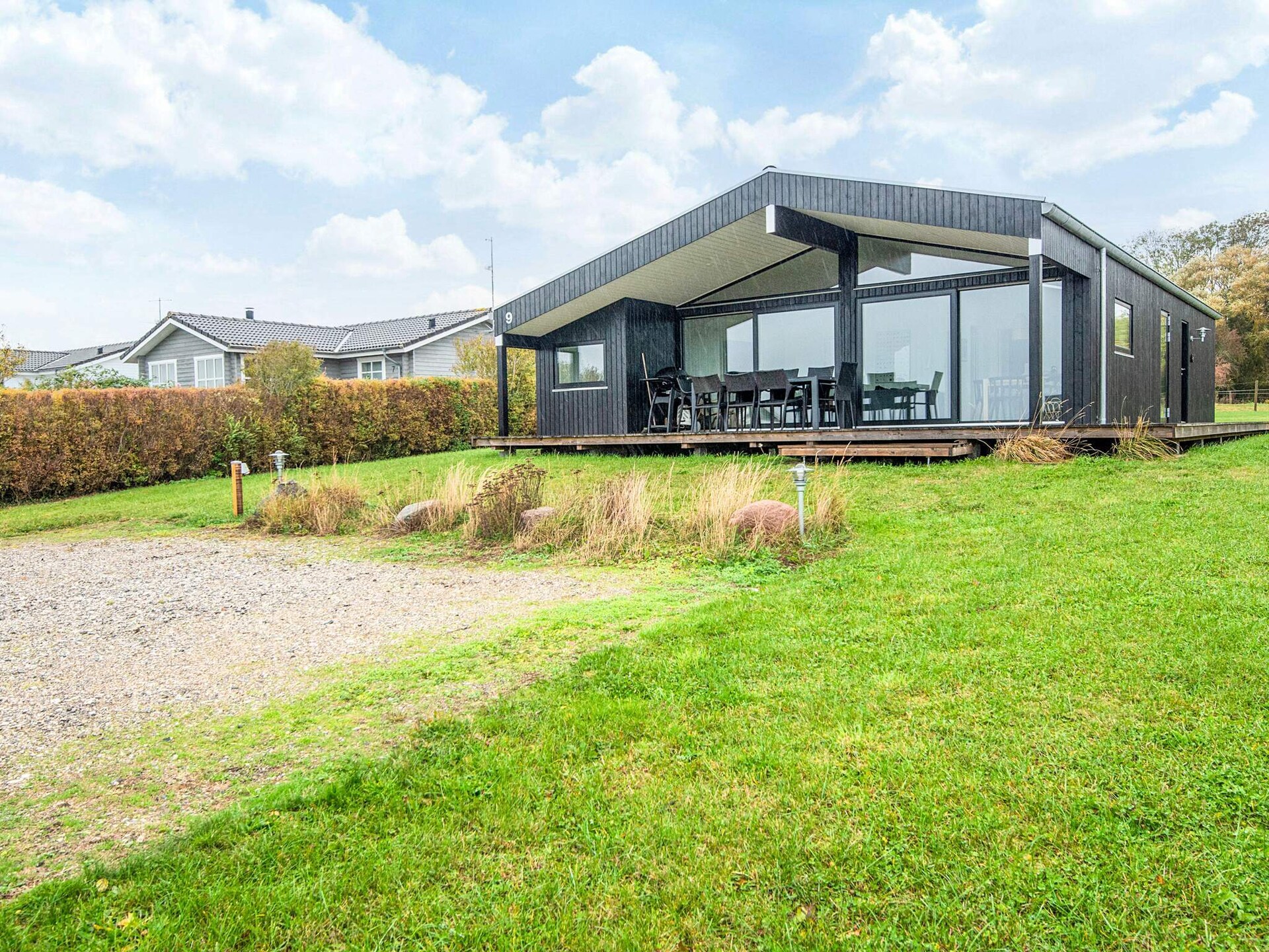 Op 350 m van zee: Modern vakantiehuis in Rønde met zeezicht - foto 26