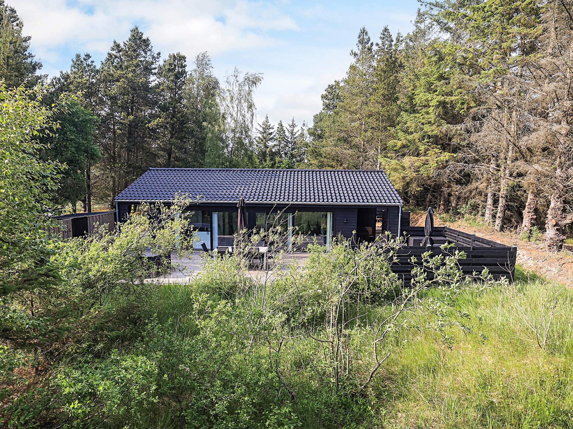 Modern vakantiehuis met buitenwhirlpool nabij zee in Ålbæk - foto 31