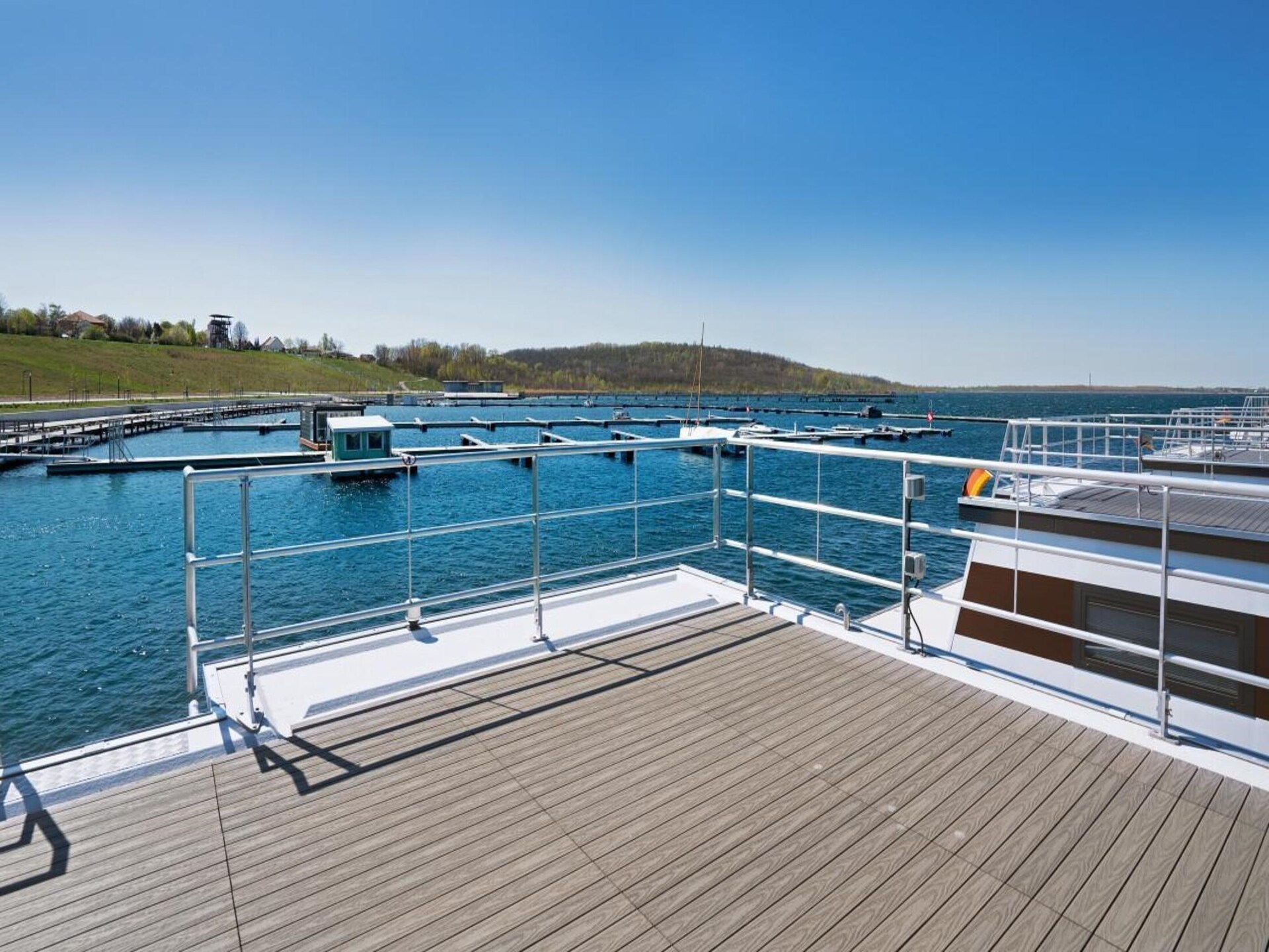 Woonboot Floating 33 op Geiseltalsee in Braunsbedra voor 3 personen - foto 7