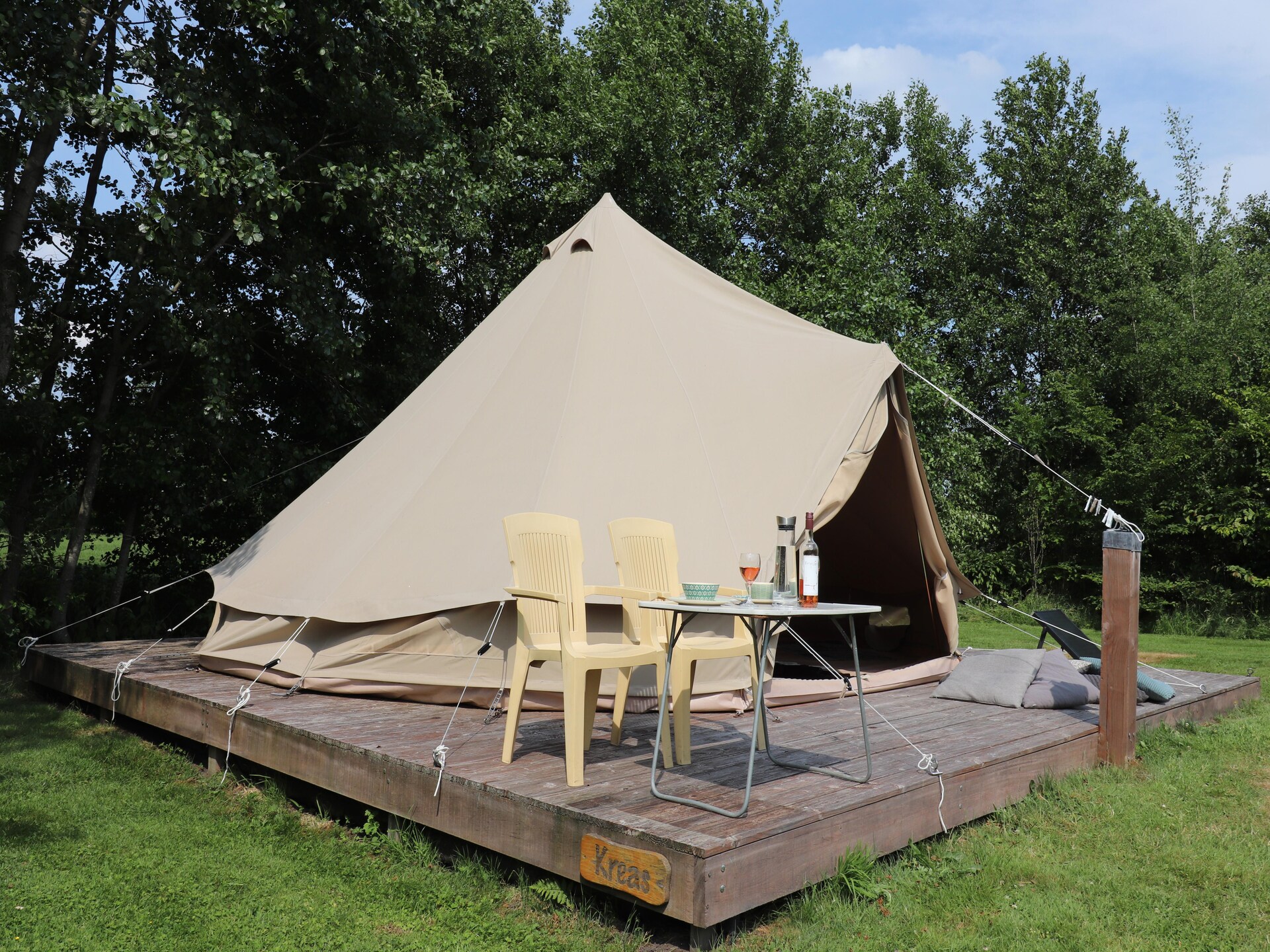 Glamour tent Kreas: Luxe kamperen in De Friese Wouden - foto 5