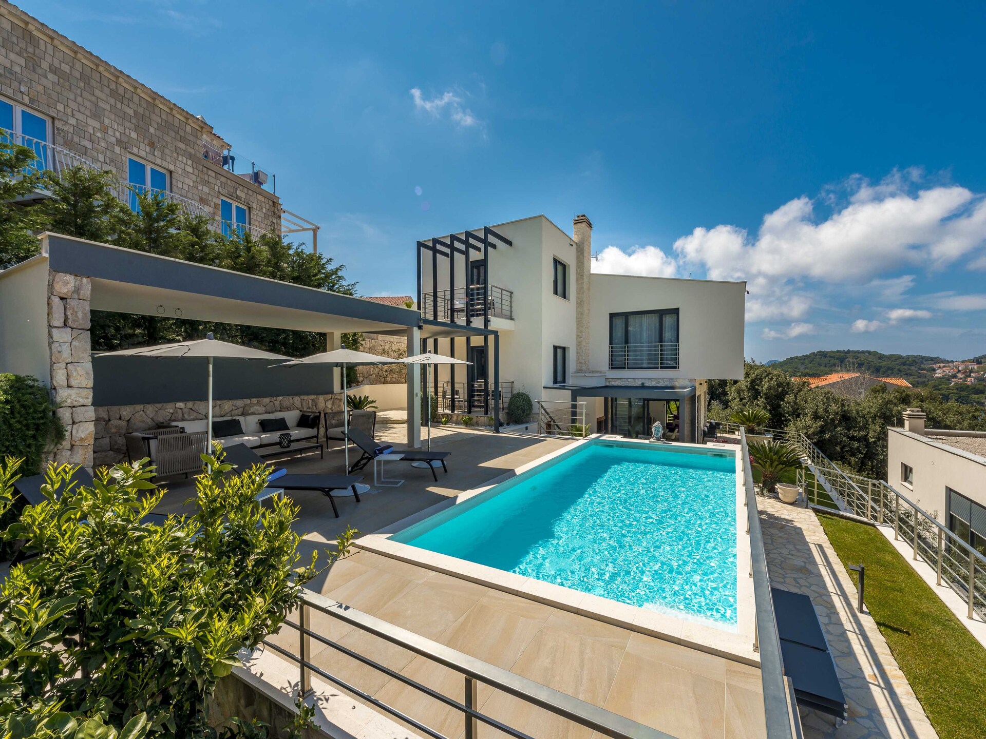 12-persoons villa met privézwembad aan het strand in Zaton - foto 31