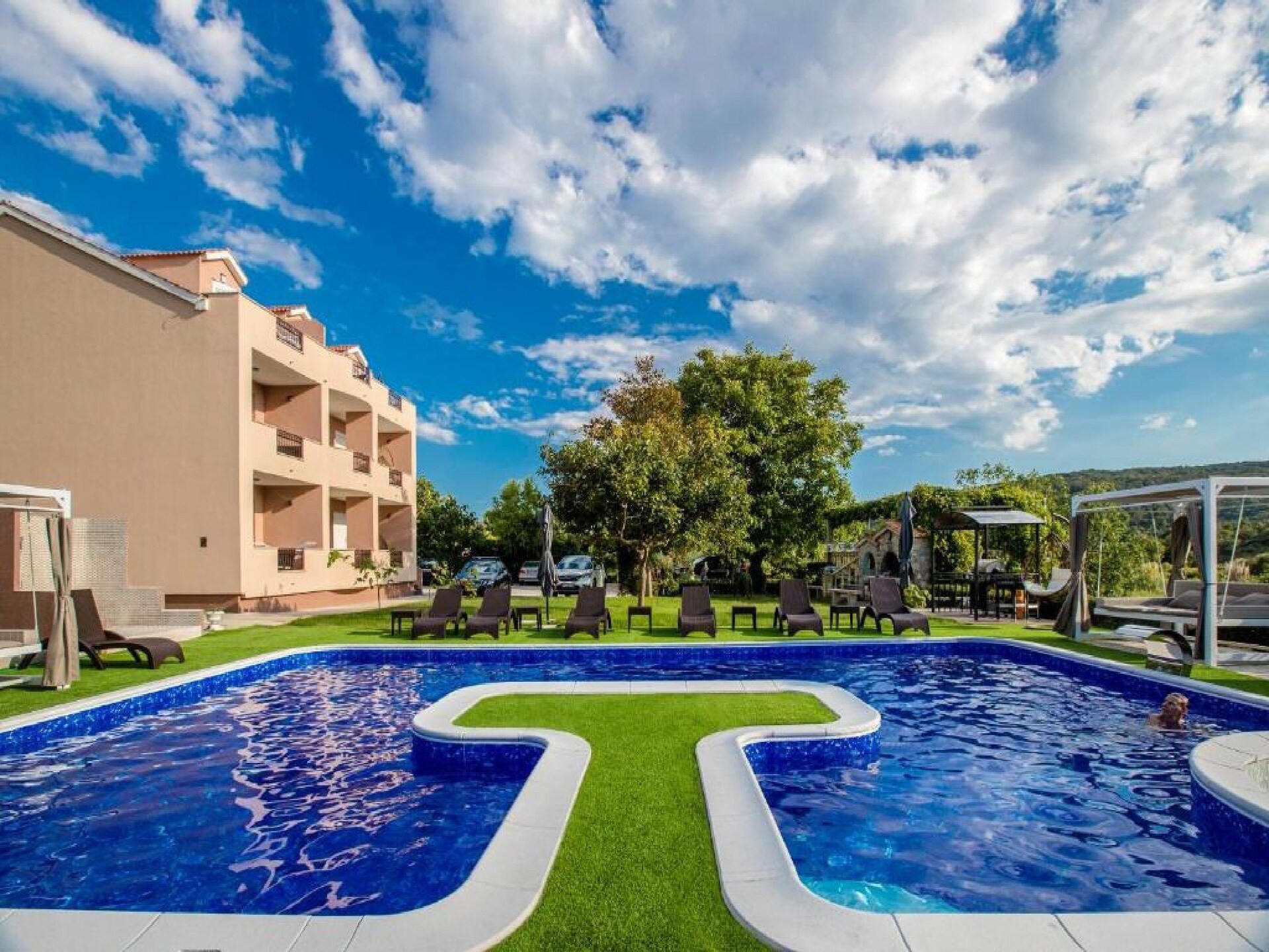 Op 500 m van het strand: Rustig appartement in Kampor - foto 14