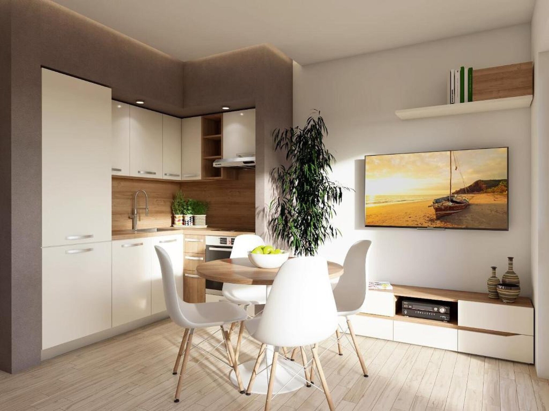 Op 500 m van het strand: Rustig appartement in Kampor - foto 4