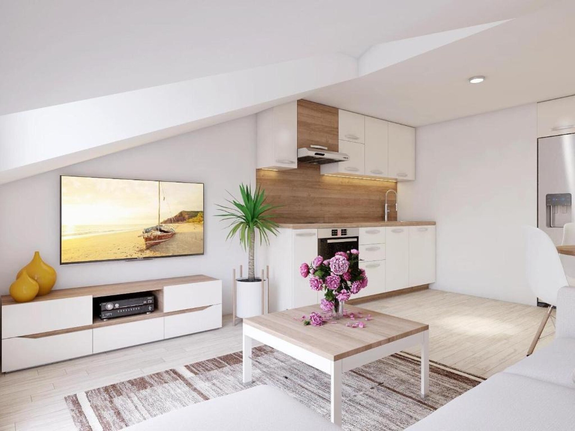 Zonnig appartement voor 4 op Rab met zwembad, 500m van strand - foto 1