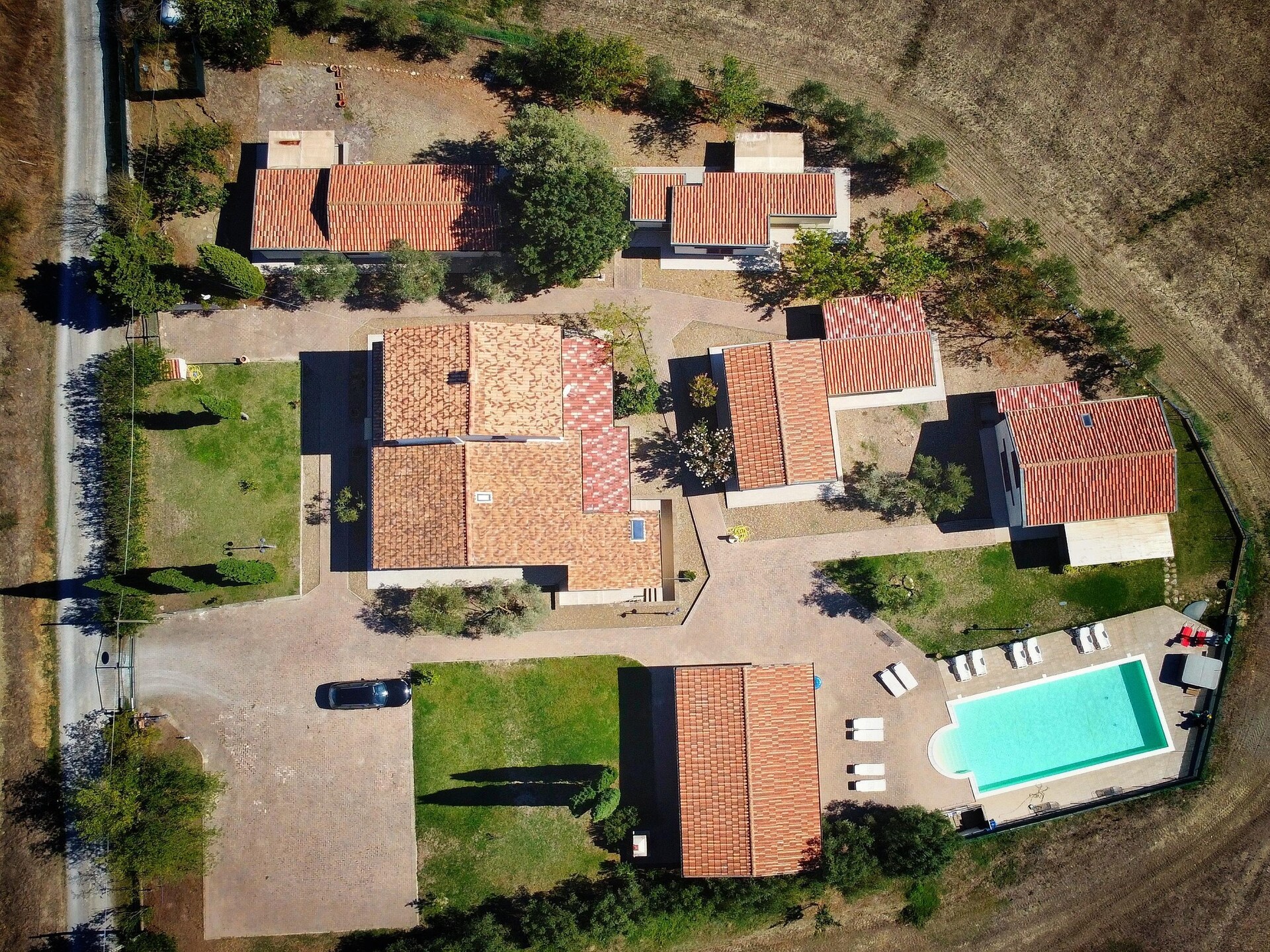 Groots vakantiehuis voor 24 personen met panoramisch zwembad in de Val d'Orcia - foto 31