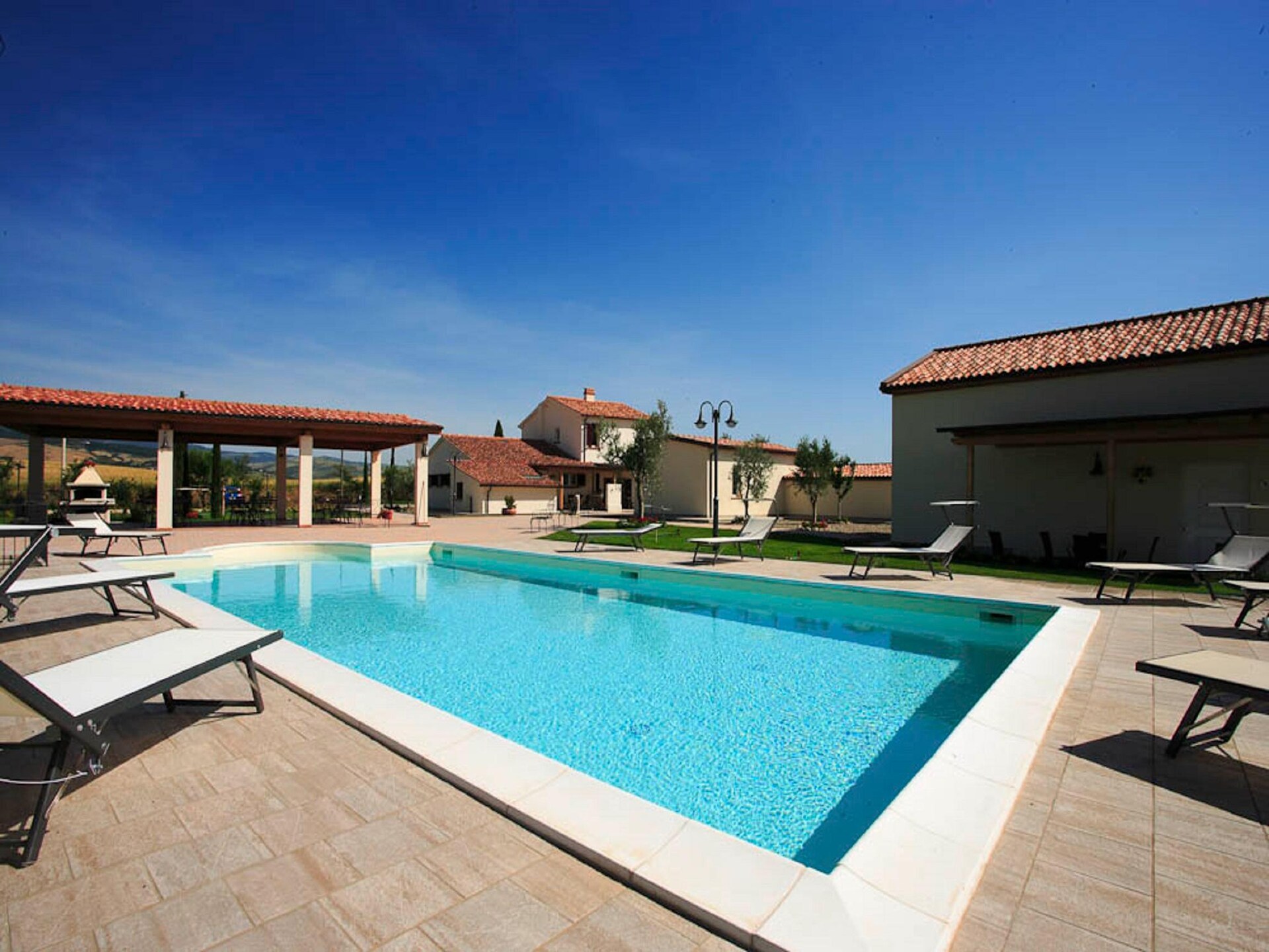 Groots vakantiehuis voor 24 personen met panoramisch zwembad in de Val d'Orcia - foto 2