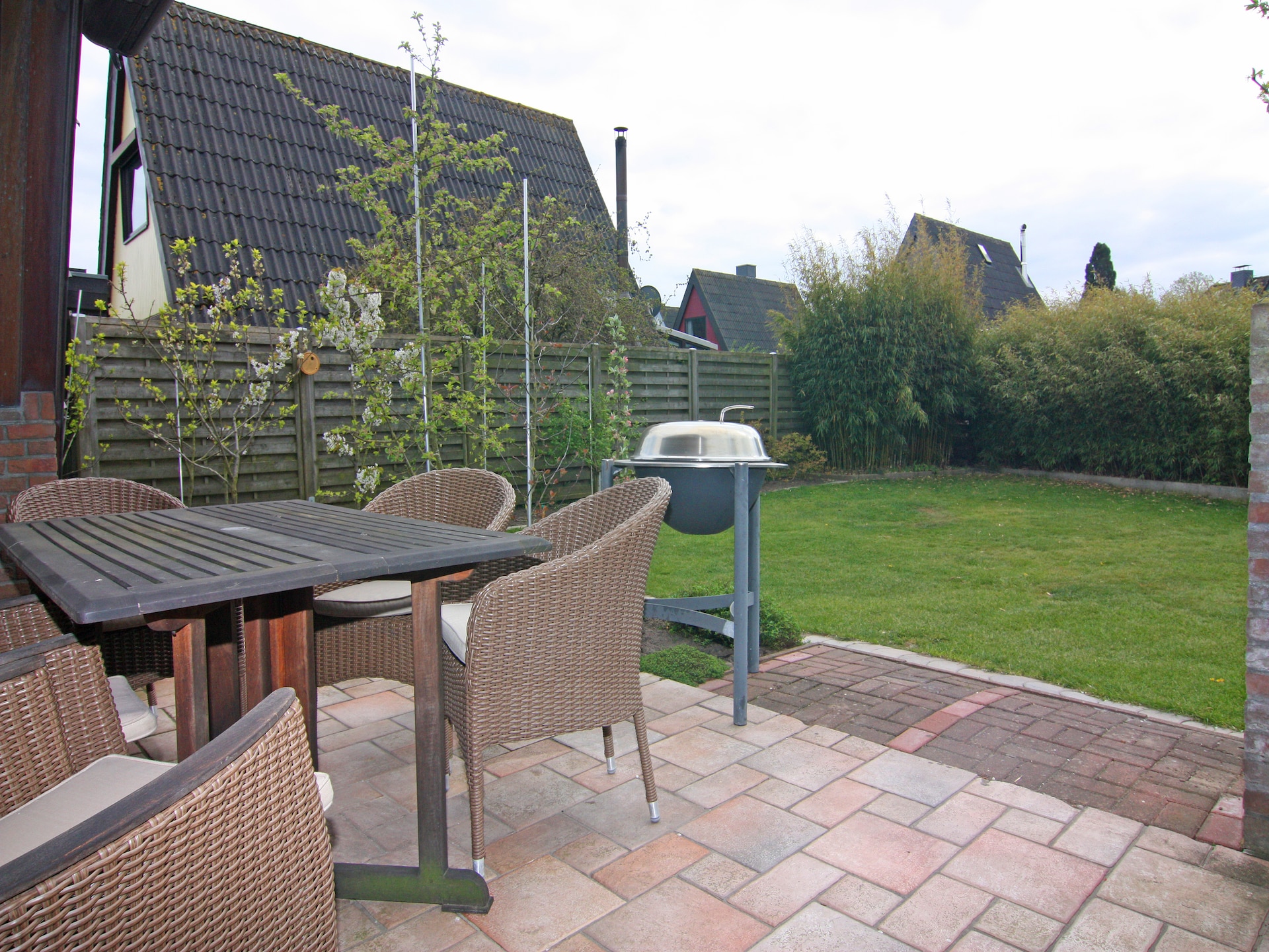 Nurdachhaus Krusendorf: Gezellig vakantiehuis met open haard, 150m van zee - foto 25