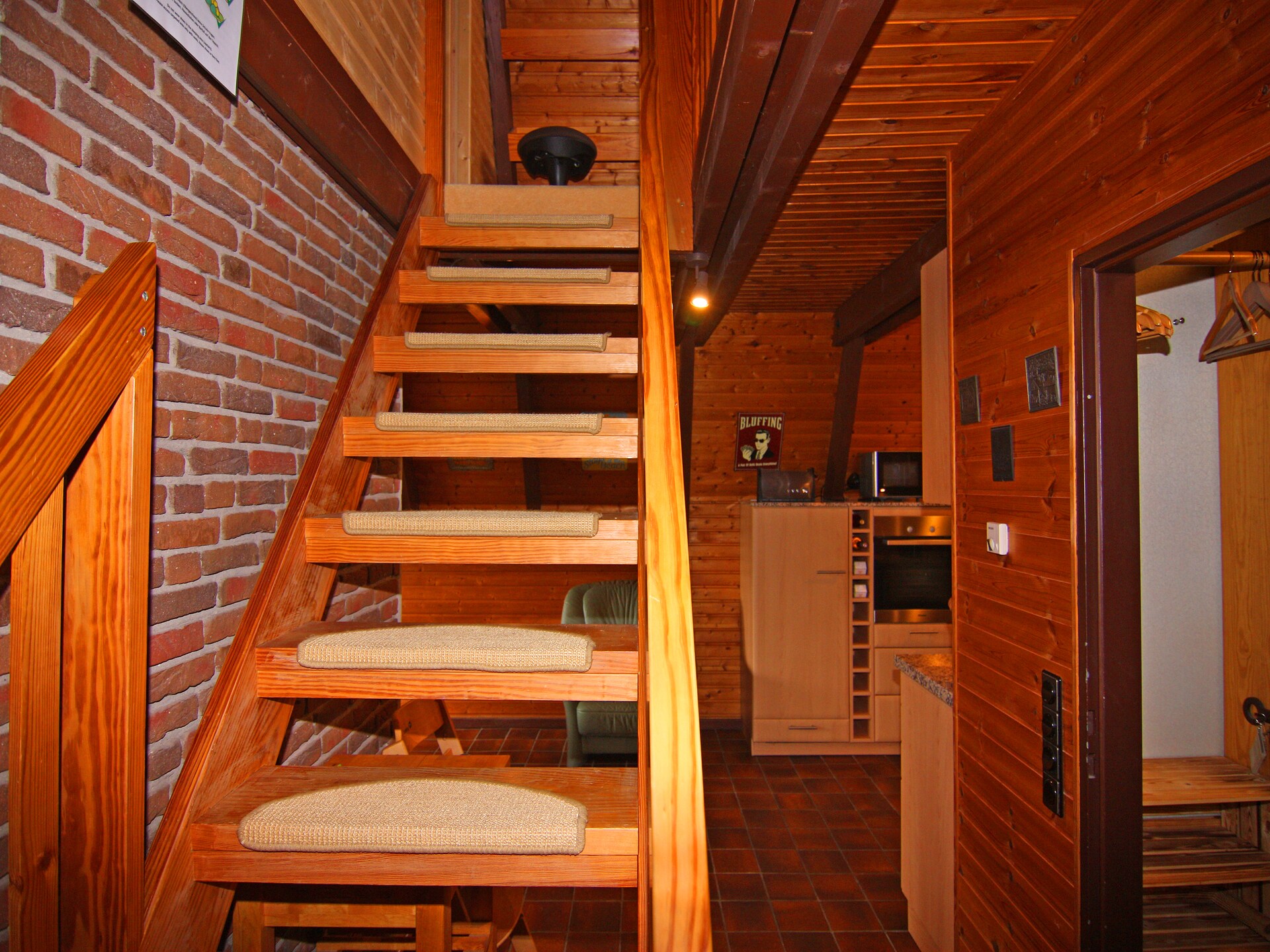 Nurdachhaus Krusendorf: Gezellig vakantiehuis met open haard, 150m van zee - foto 14