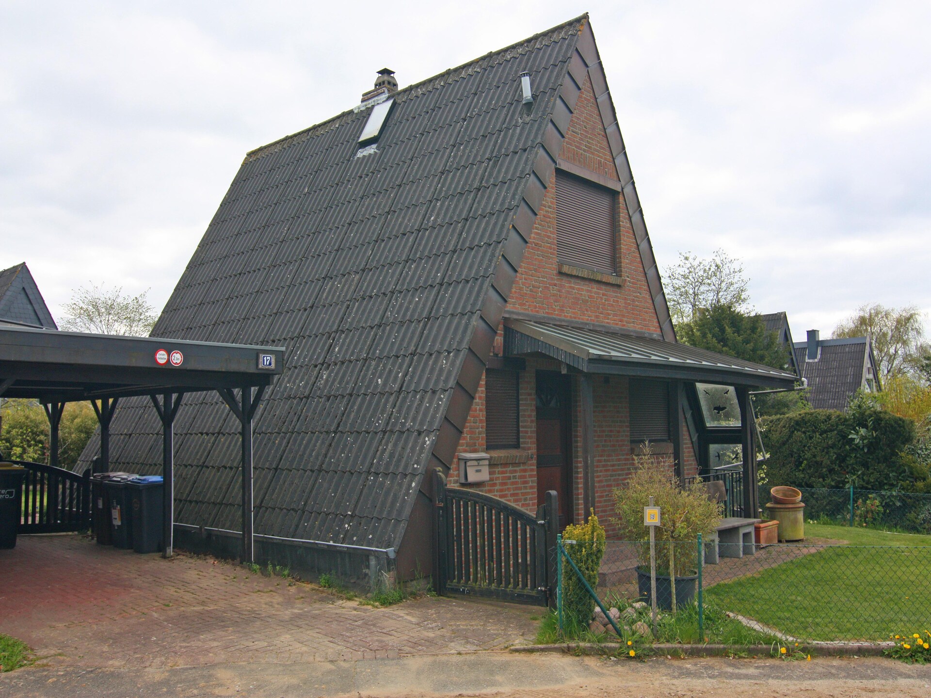 Nurdachhaus Krusendorf: Gezellig vakantiehuis met open haard, 150m van zee - foto 28
