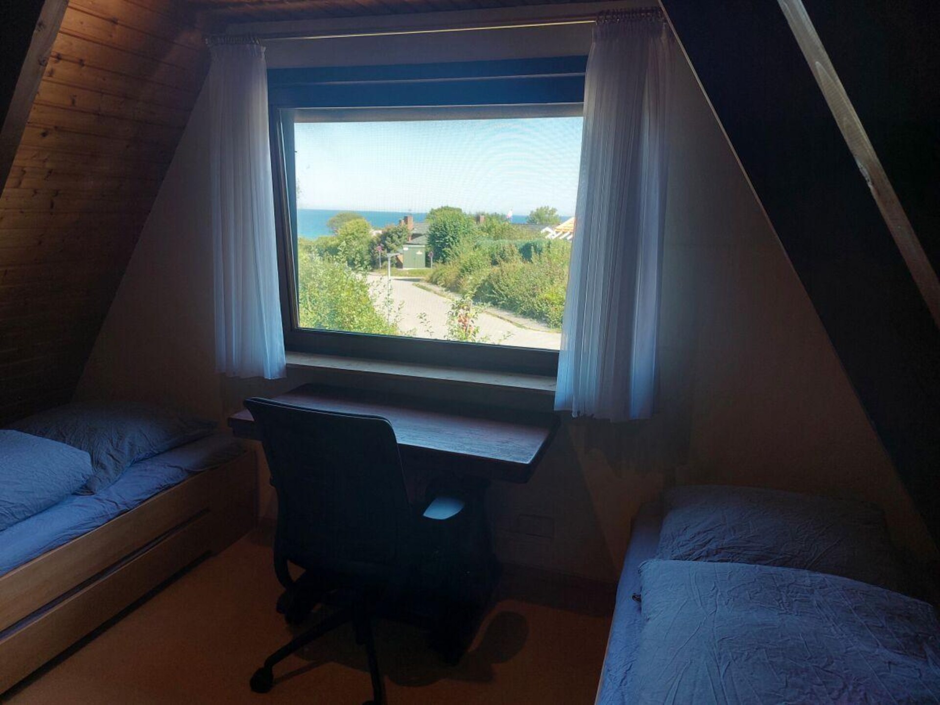 Nurdachhaus Krusendorf: Gezellig vakantiehuis met open haard, 150m van zee - foto 19