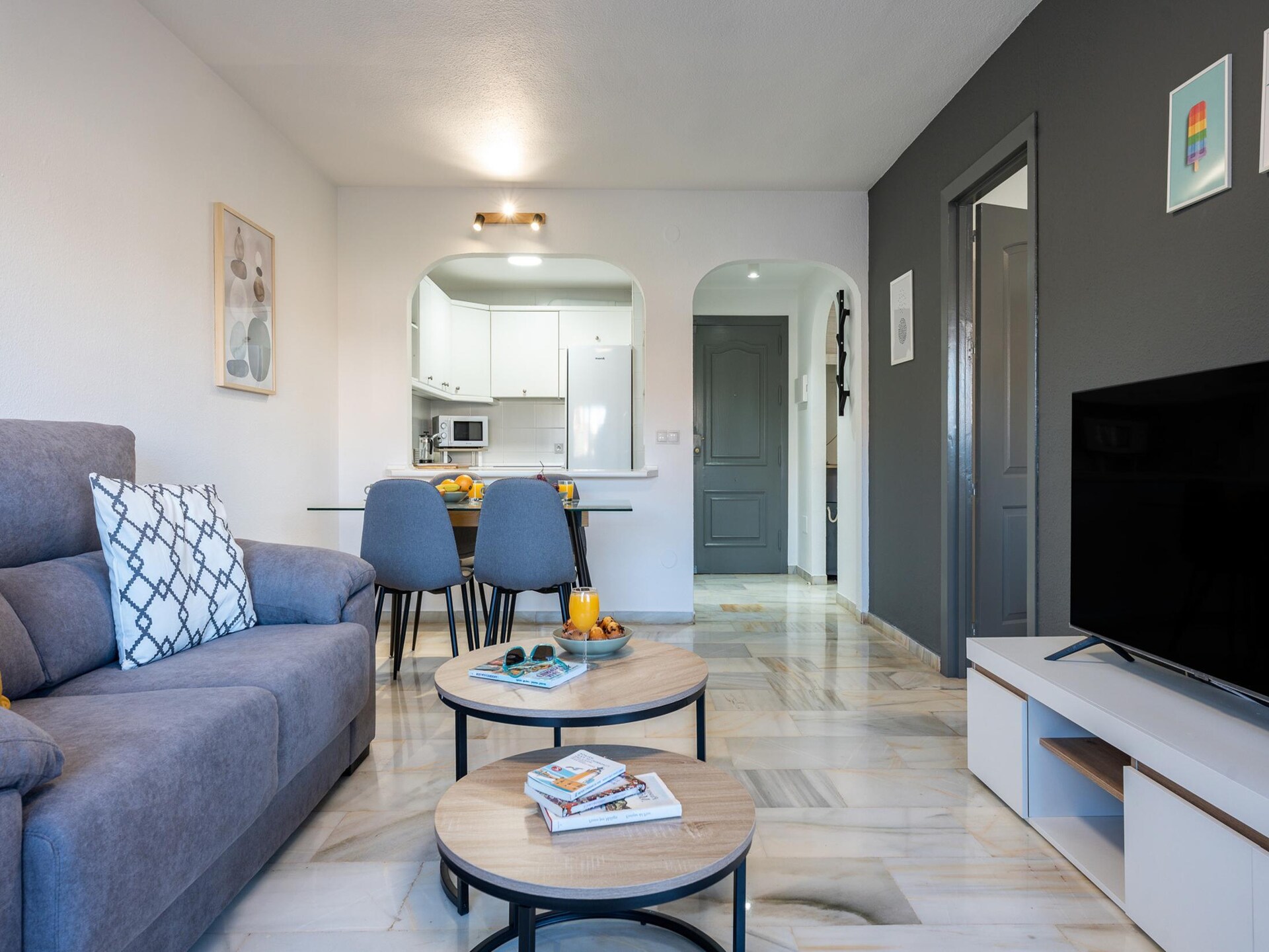 Knus appartement in Arroyo de la Miel met terras, vlakbij strand en Málaga - foto 11