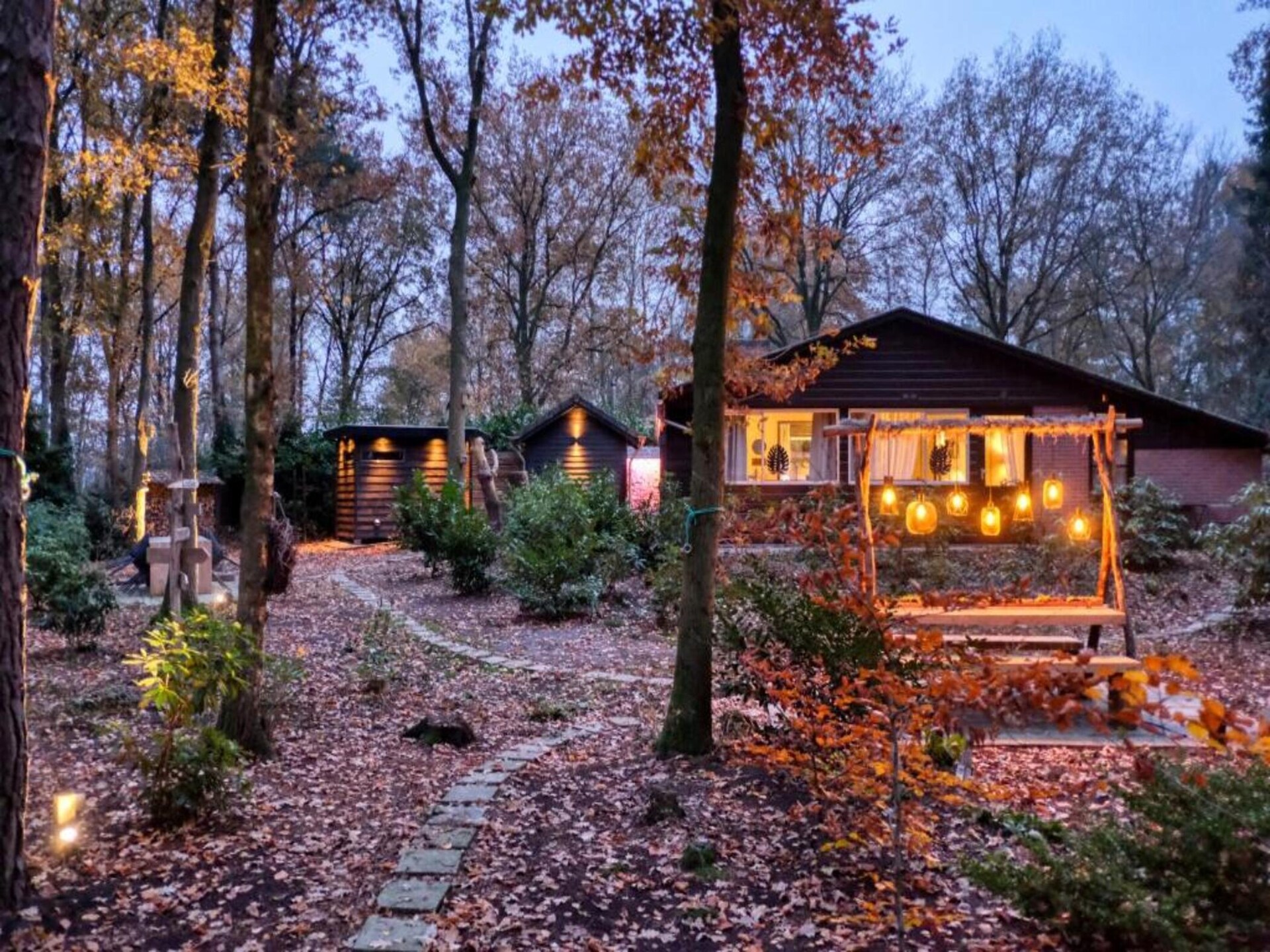 Wellness vakantiehuis Rheezerveen: sauna, bubbelbad en open haard - foto 22